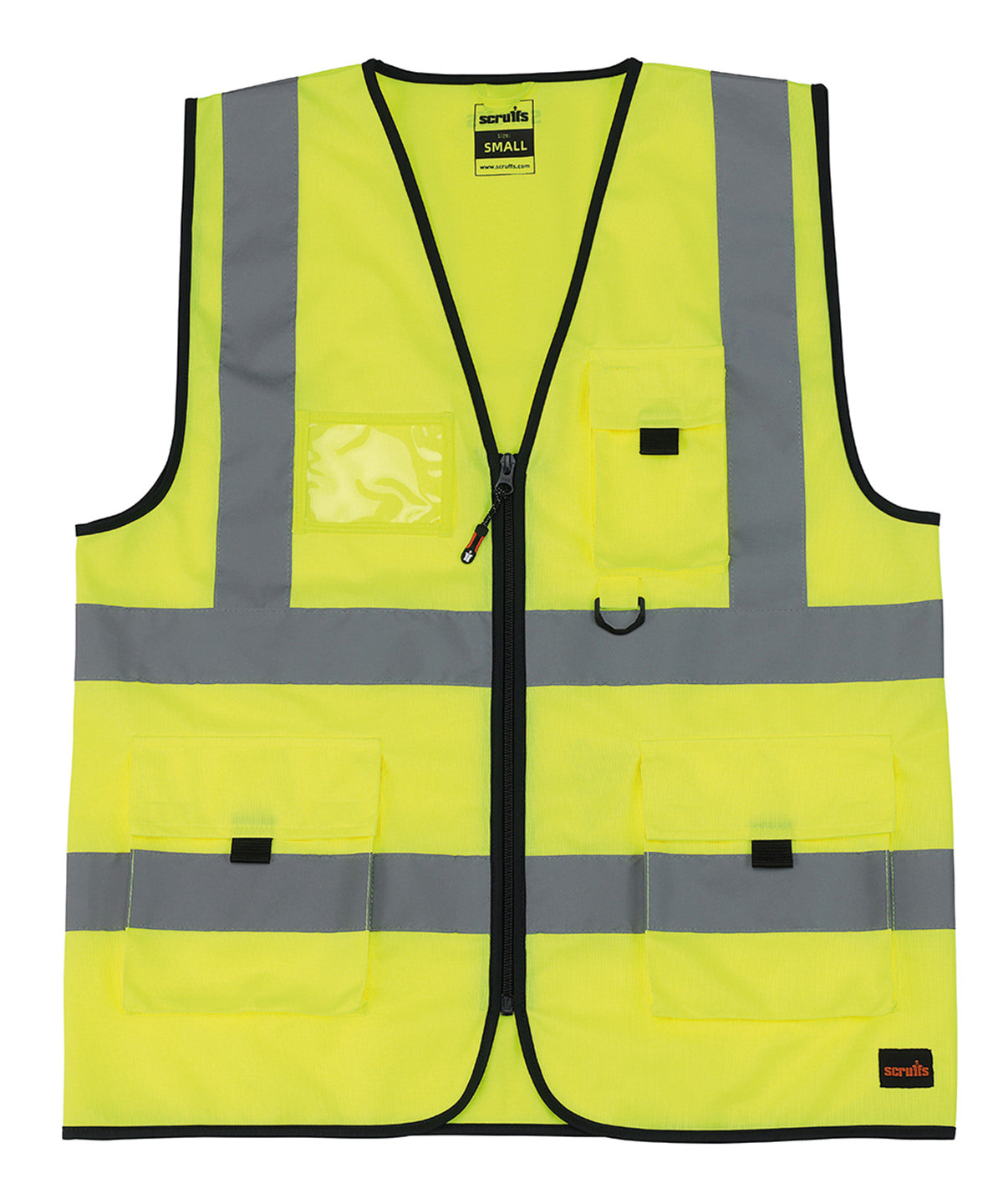 High-visibility technical vest - Yellow