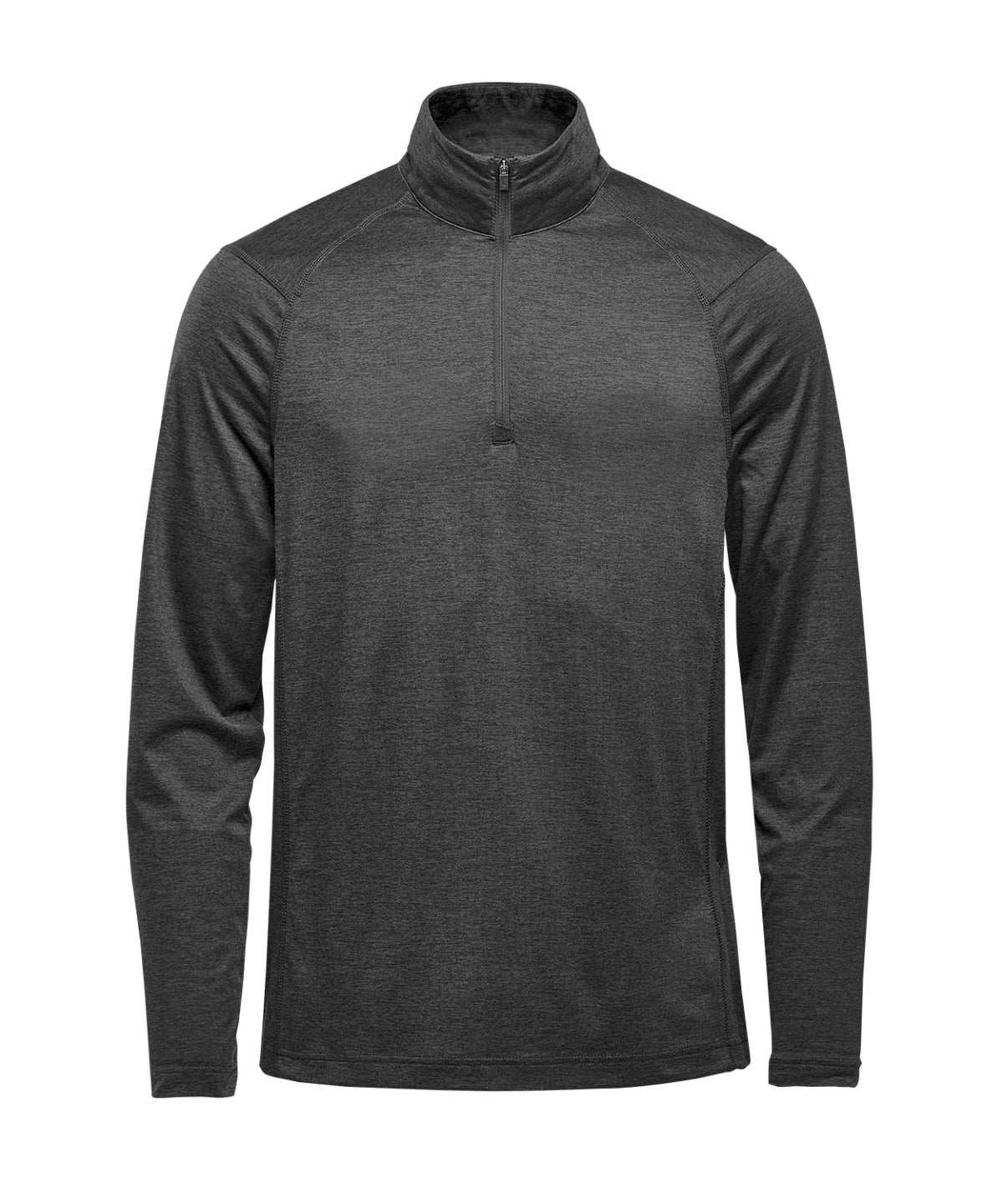 Milano 1/4-zip pullover - Charcoal Heather