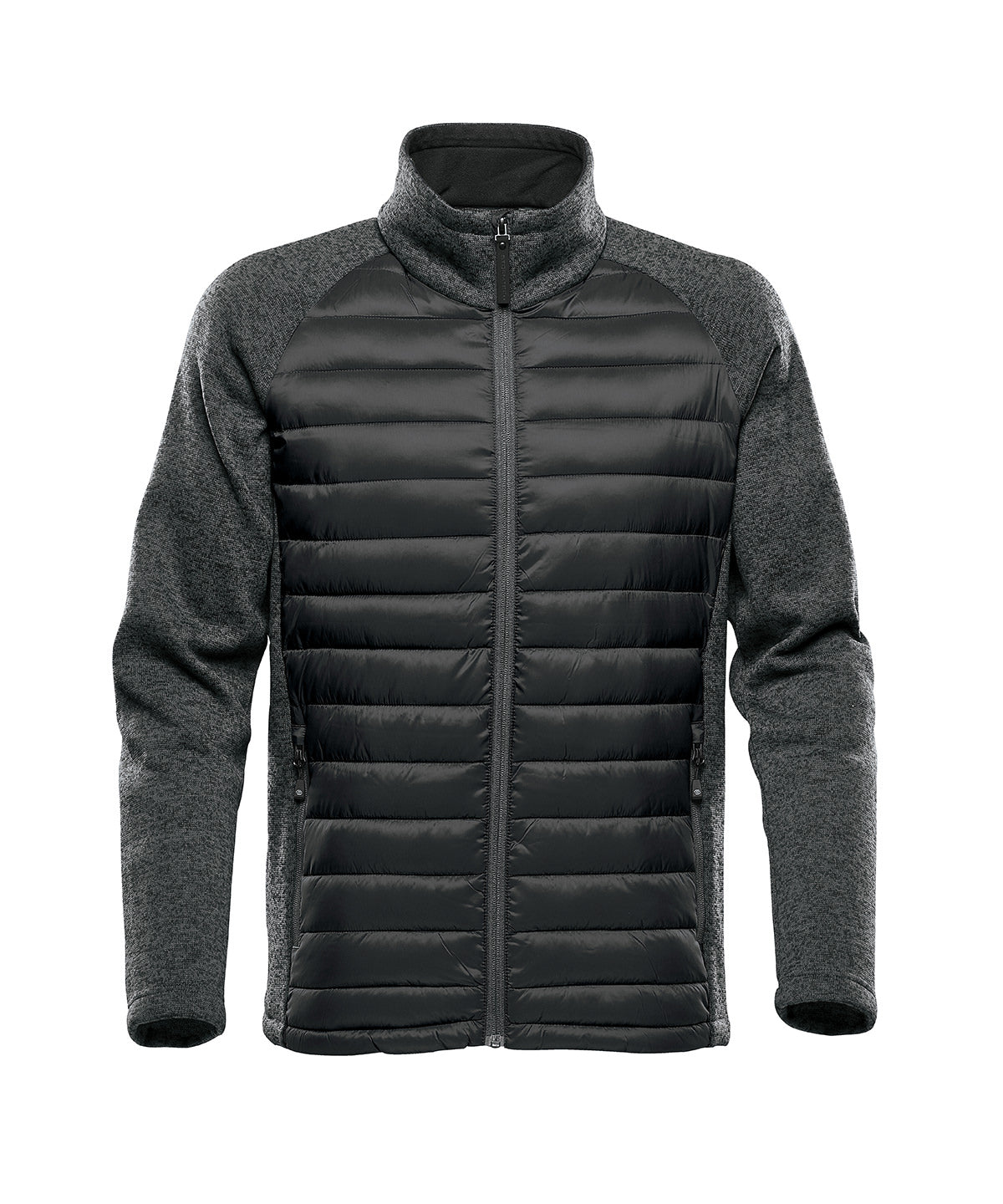 Narvik hybrid jacket - Black/Dolphin Heather