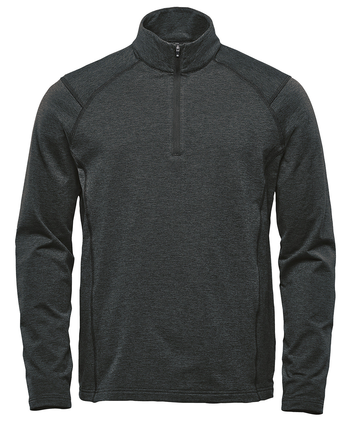 Treeline ¼-zip fleece - Black Heather