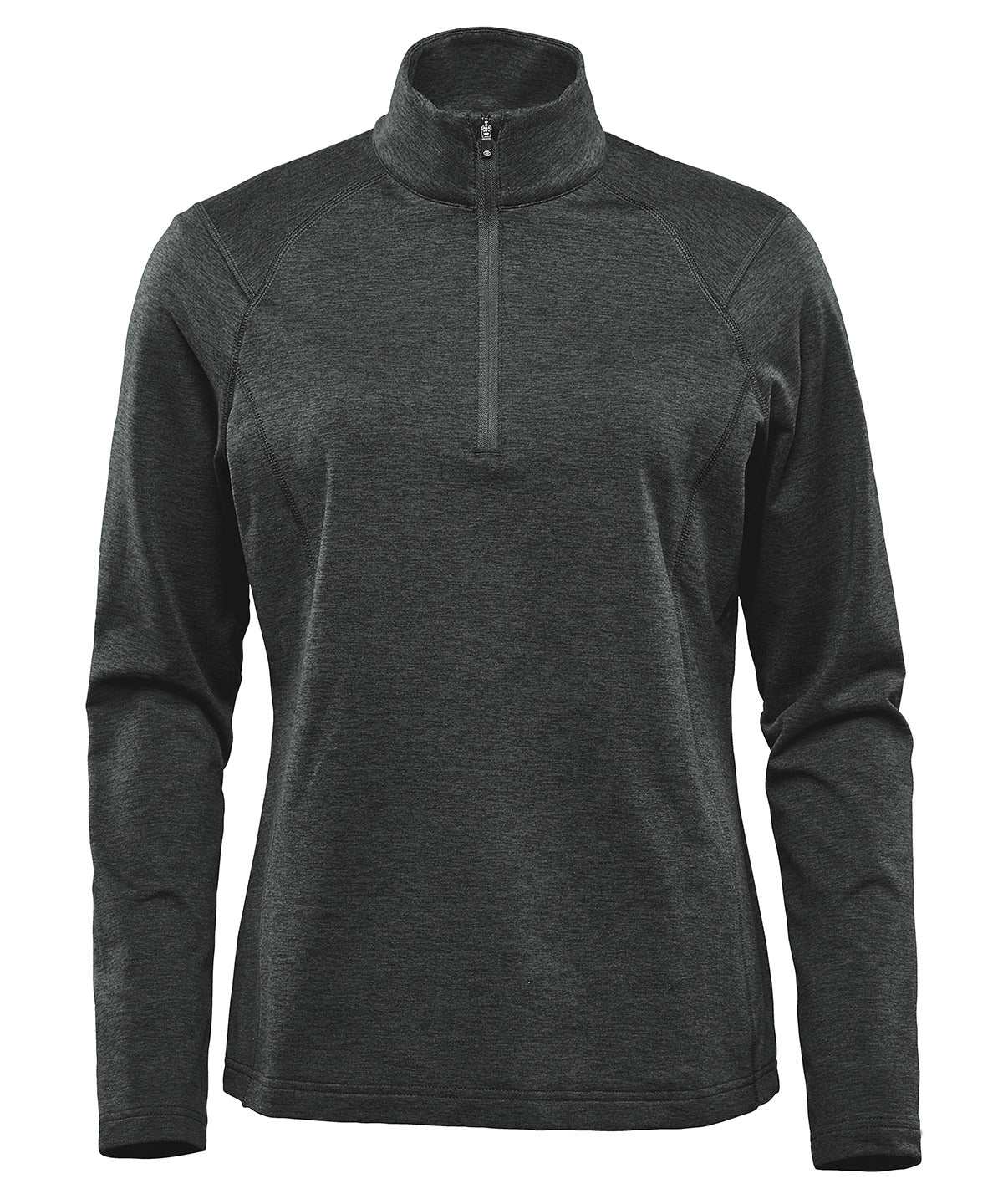 Women’s Treeline ¼-zip fleece - Black Heather