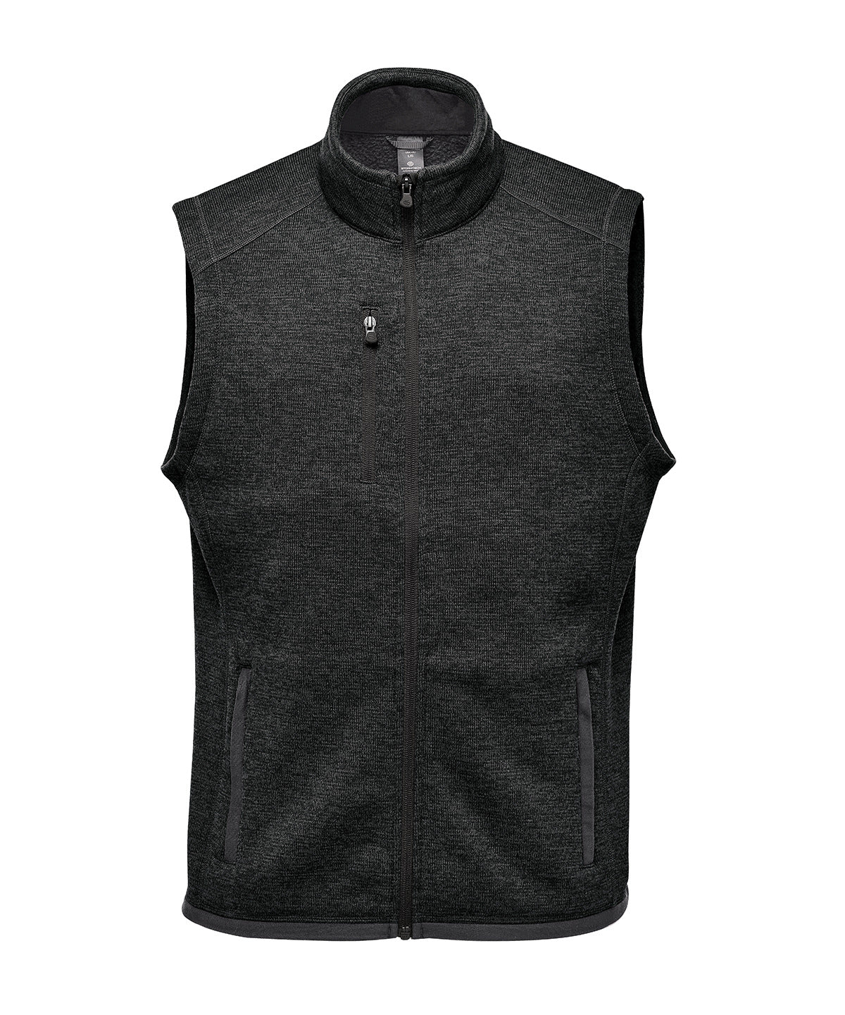 Avalante fleece vest - Black Heather