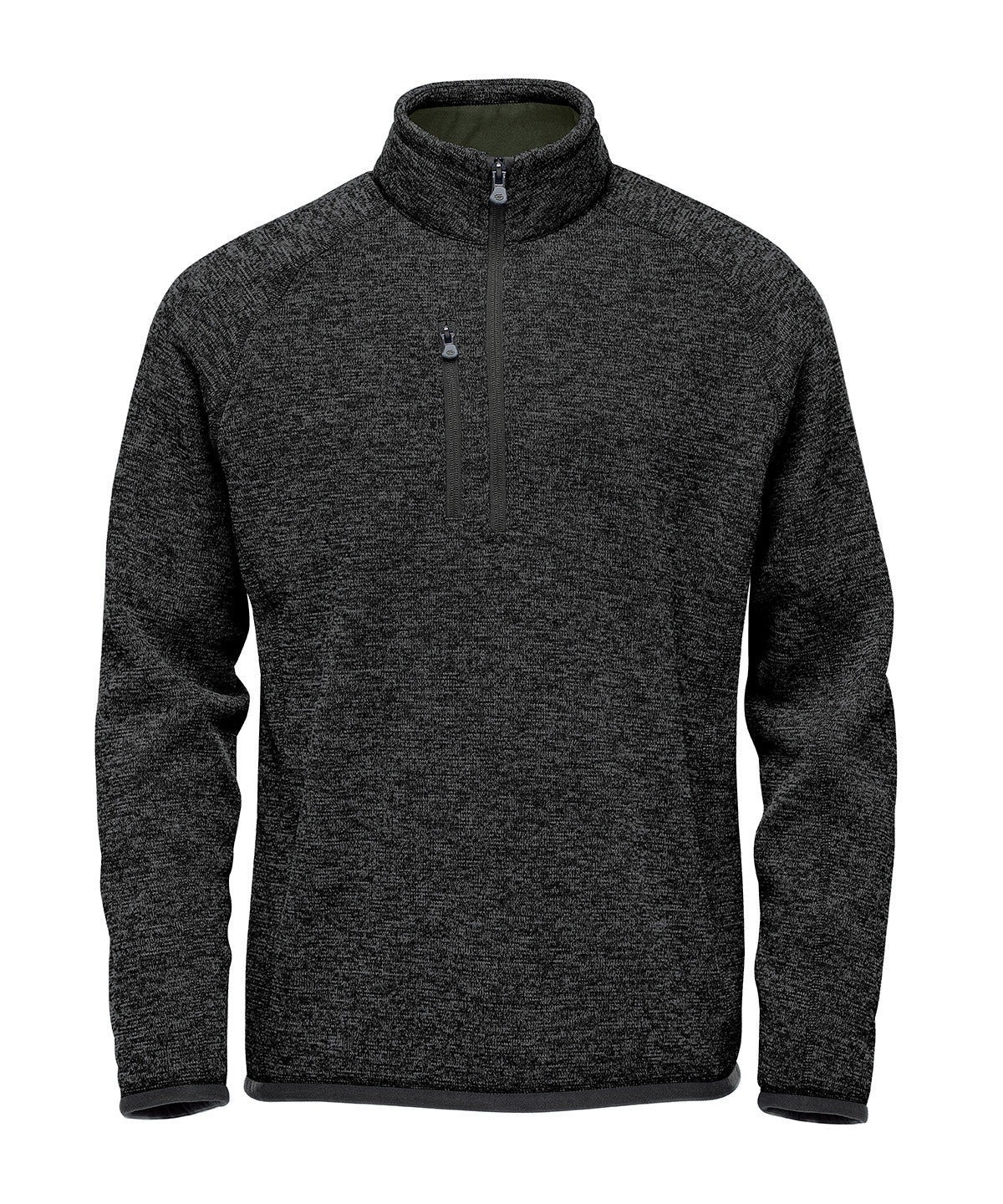 Avalante ¼-zip fleece - Black Heather