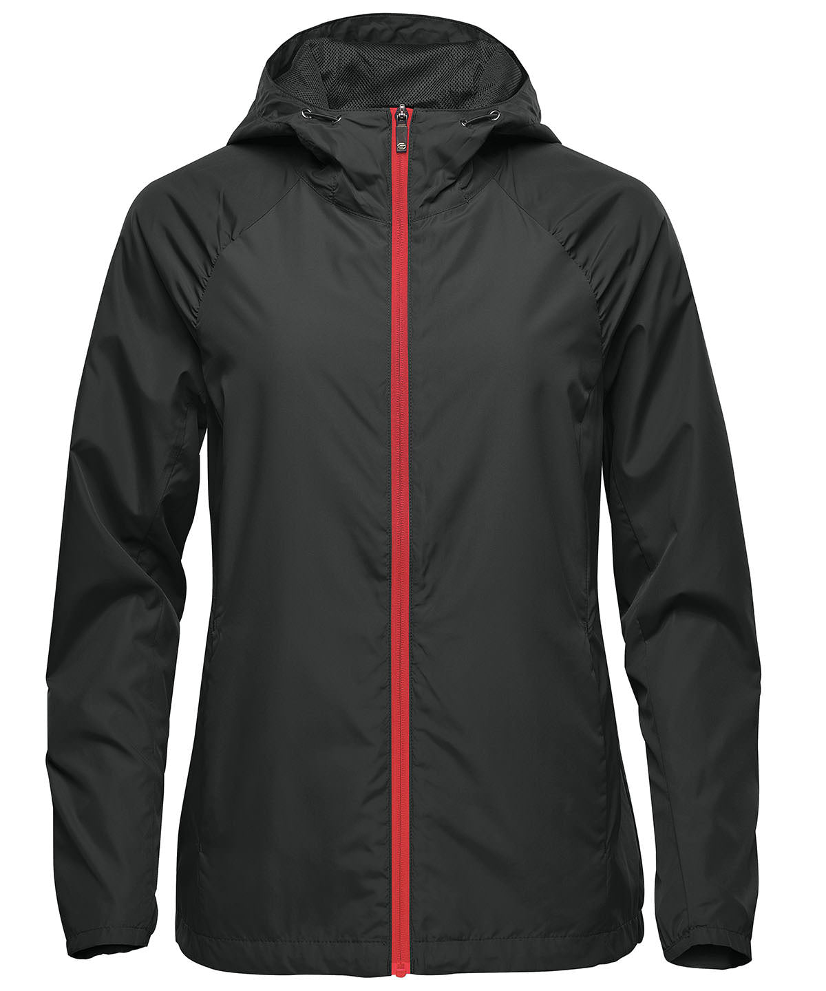 Women’s Pacifica lightweight jacket - Black/Red