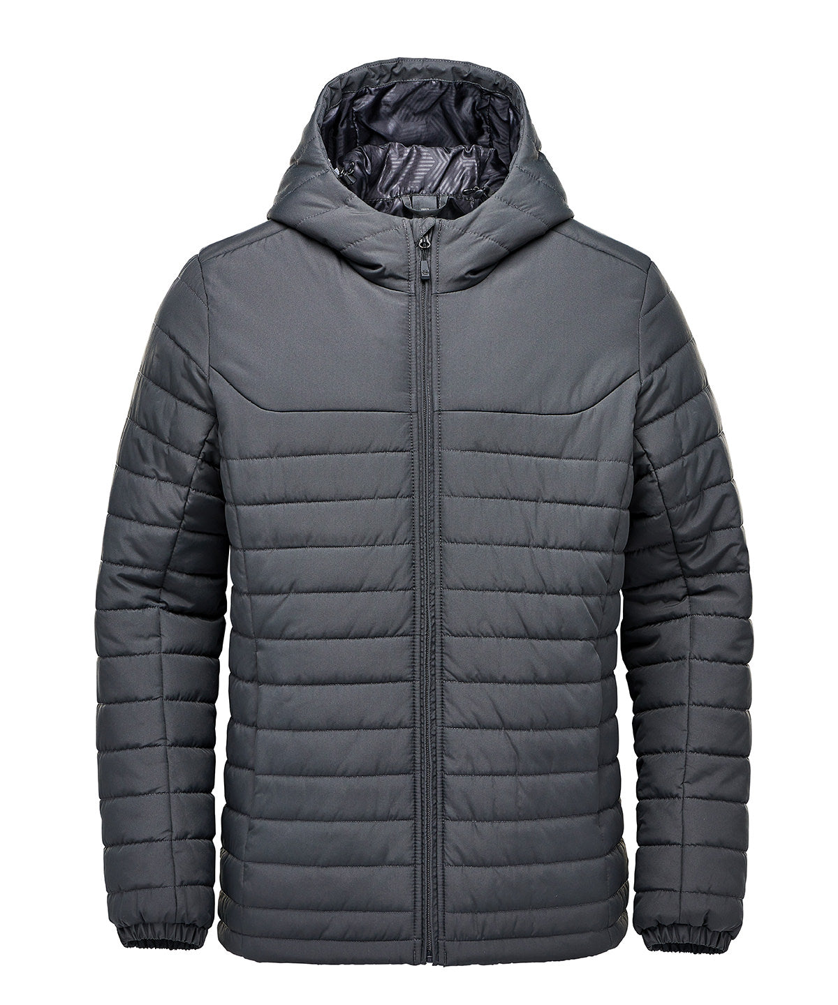 Nautilus quilted hooded jacket - Dolphin
