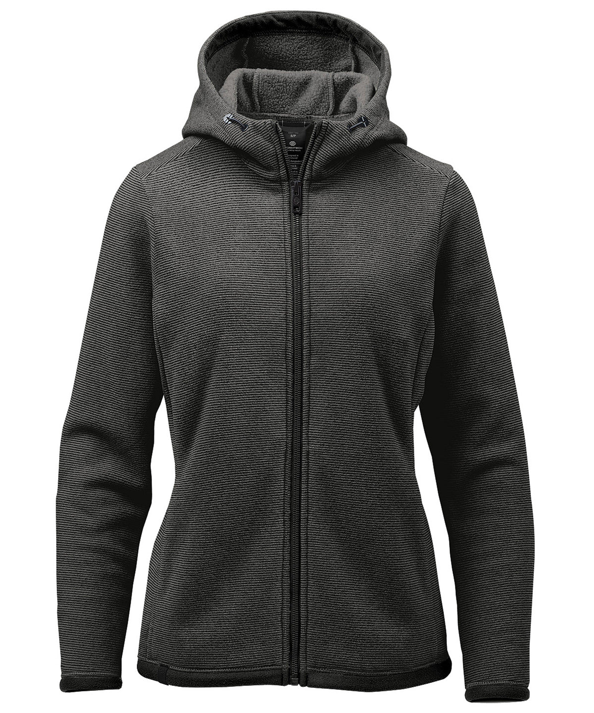 Women’s Medusa fleece hoodie - Charcoal Stripe