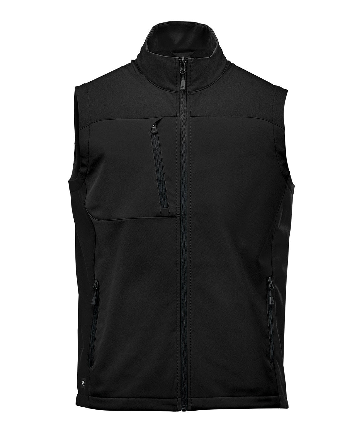 Cascades softshell vest - Black/Black*