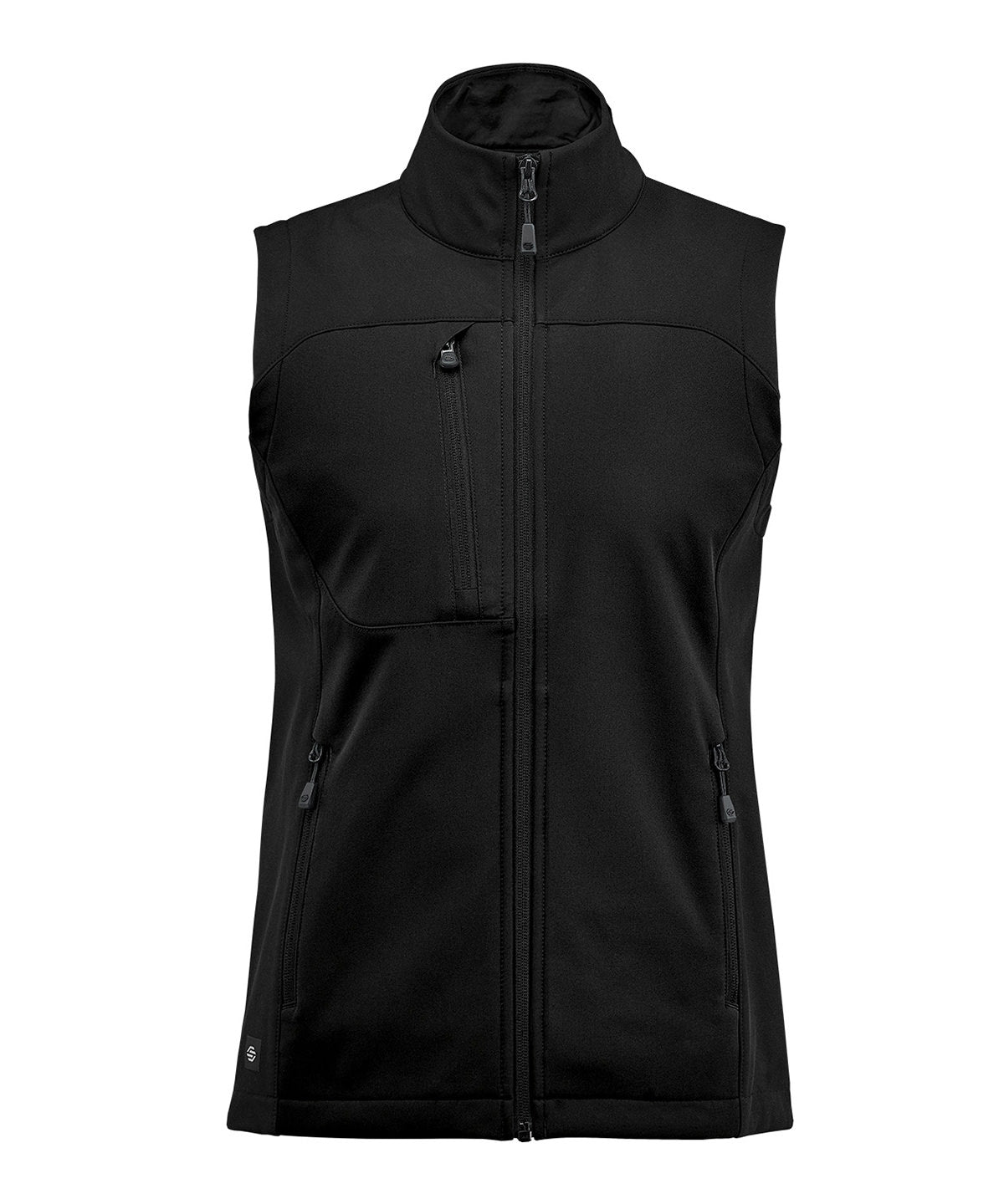 Women’s Cascades softshell vest - Black/Black*