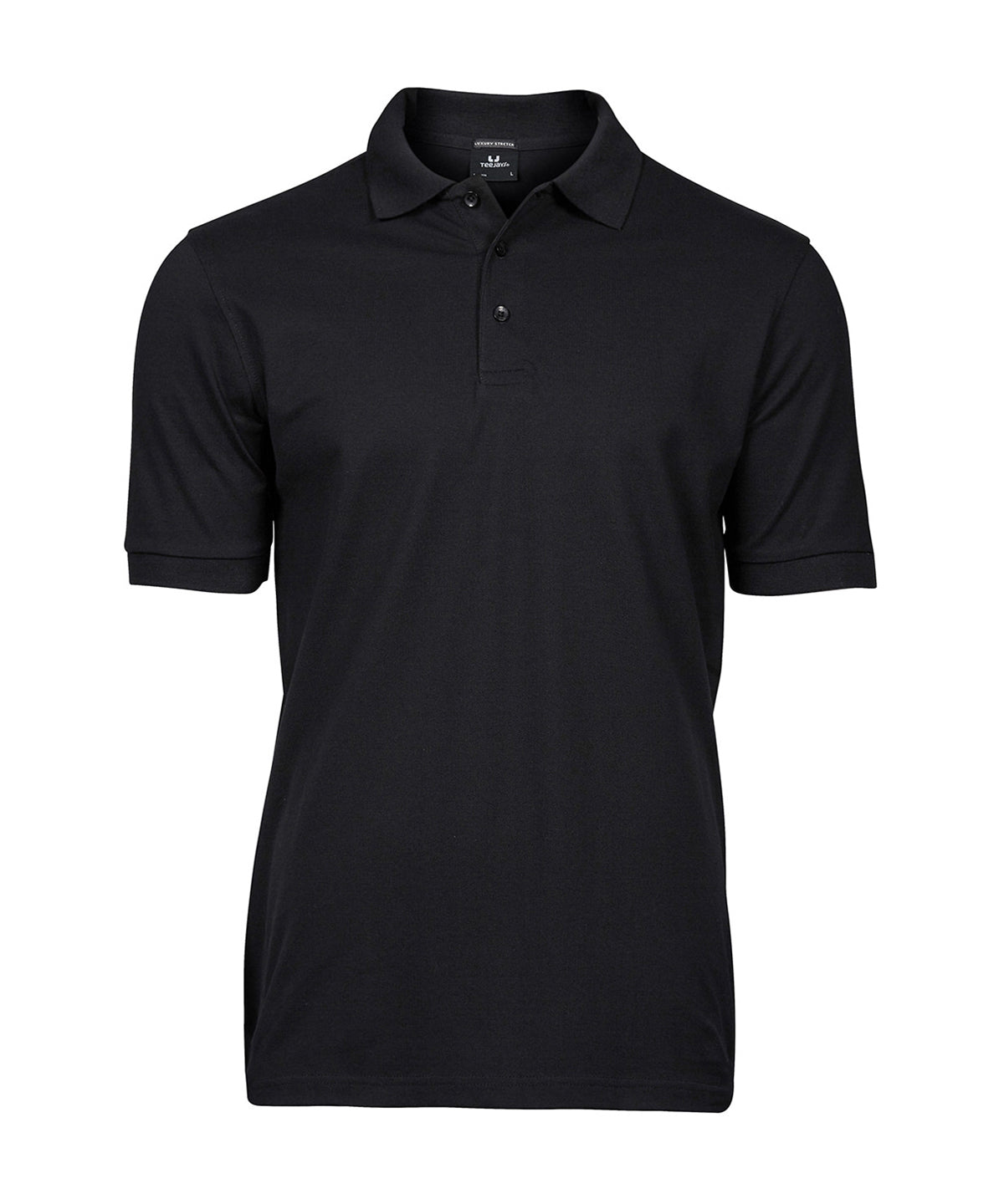 Luxury stretch polo (1405) - Black*