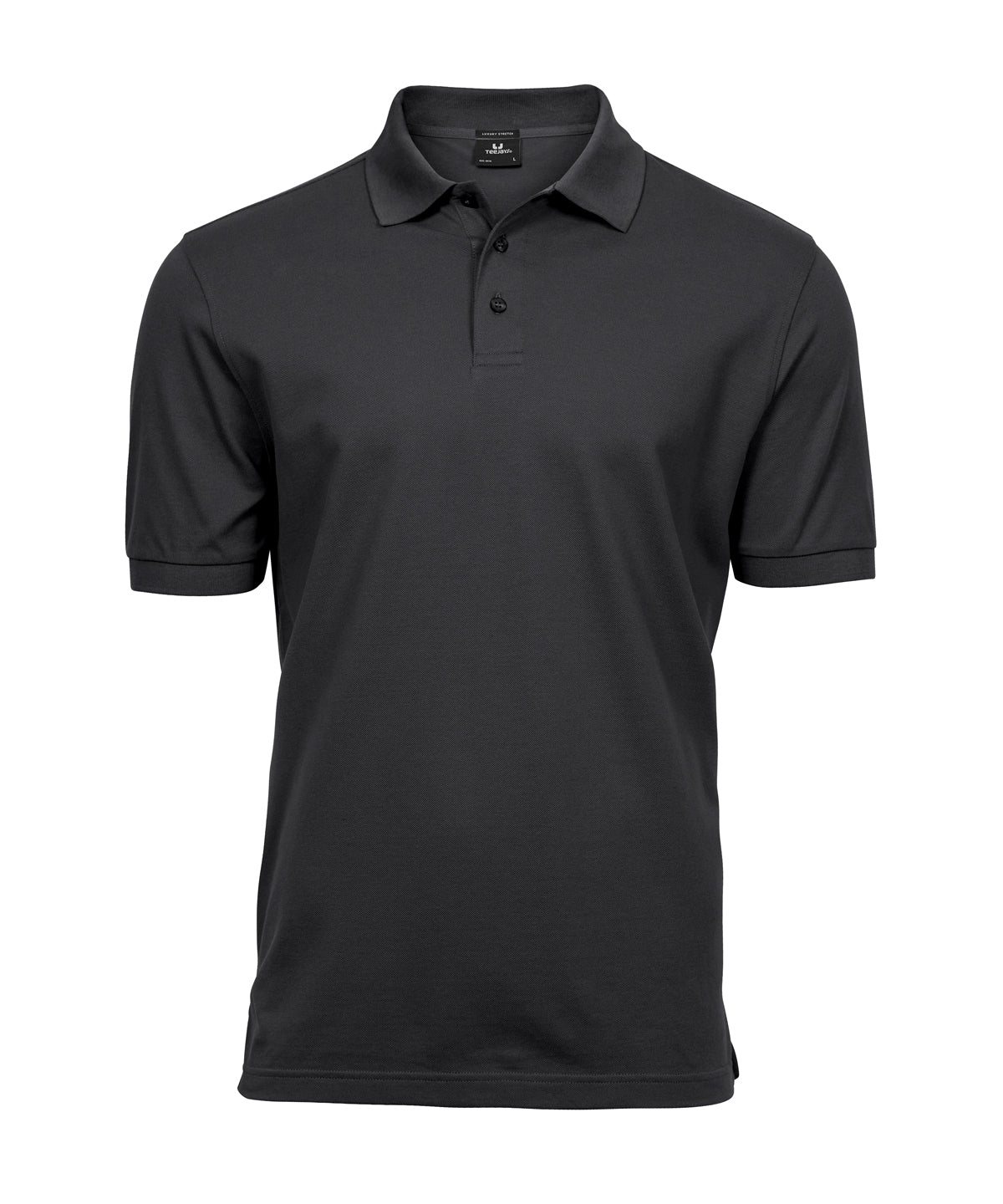 Luxury stretch polo (1405) - Dark Grey*