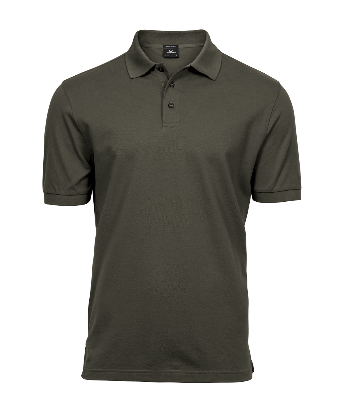 Luxury stretch polo (1405) - Deep Green