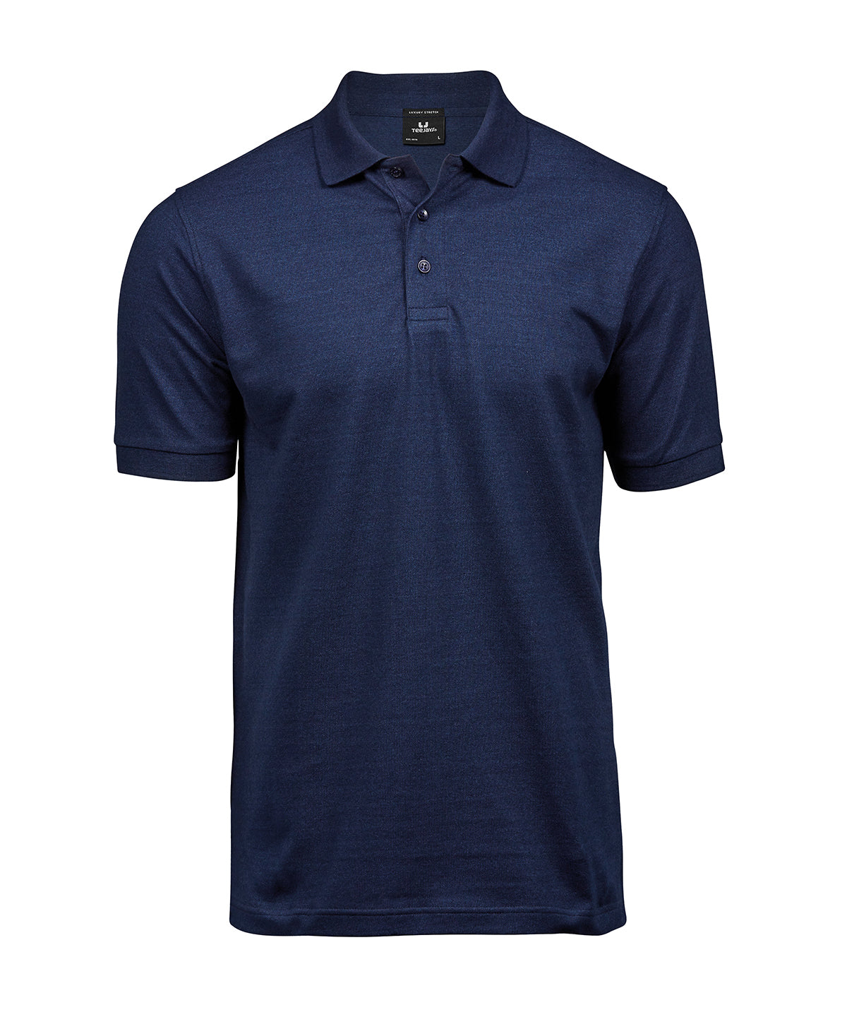 Luxury stretch polo (1405) - Denim