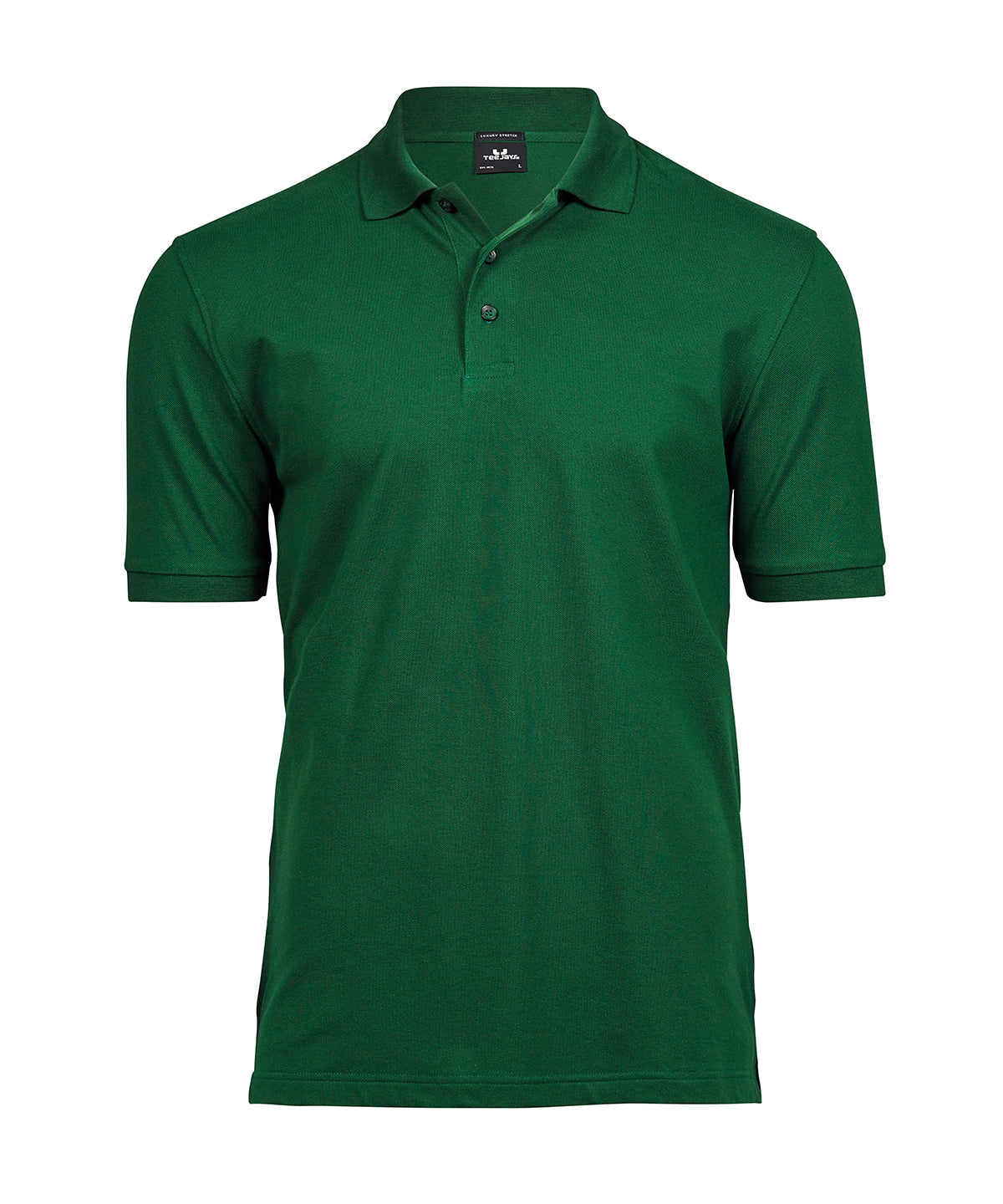 Luxury stretch polo (1405) - Forest Green