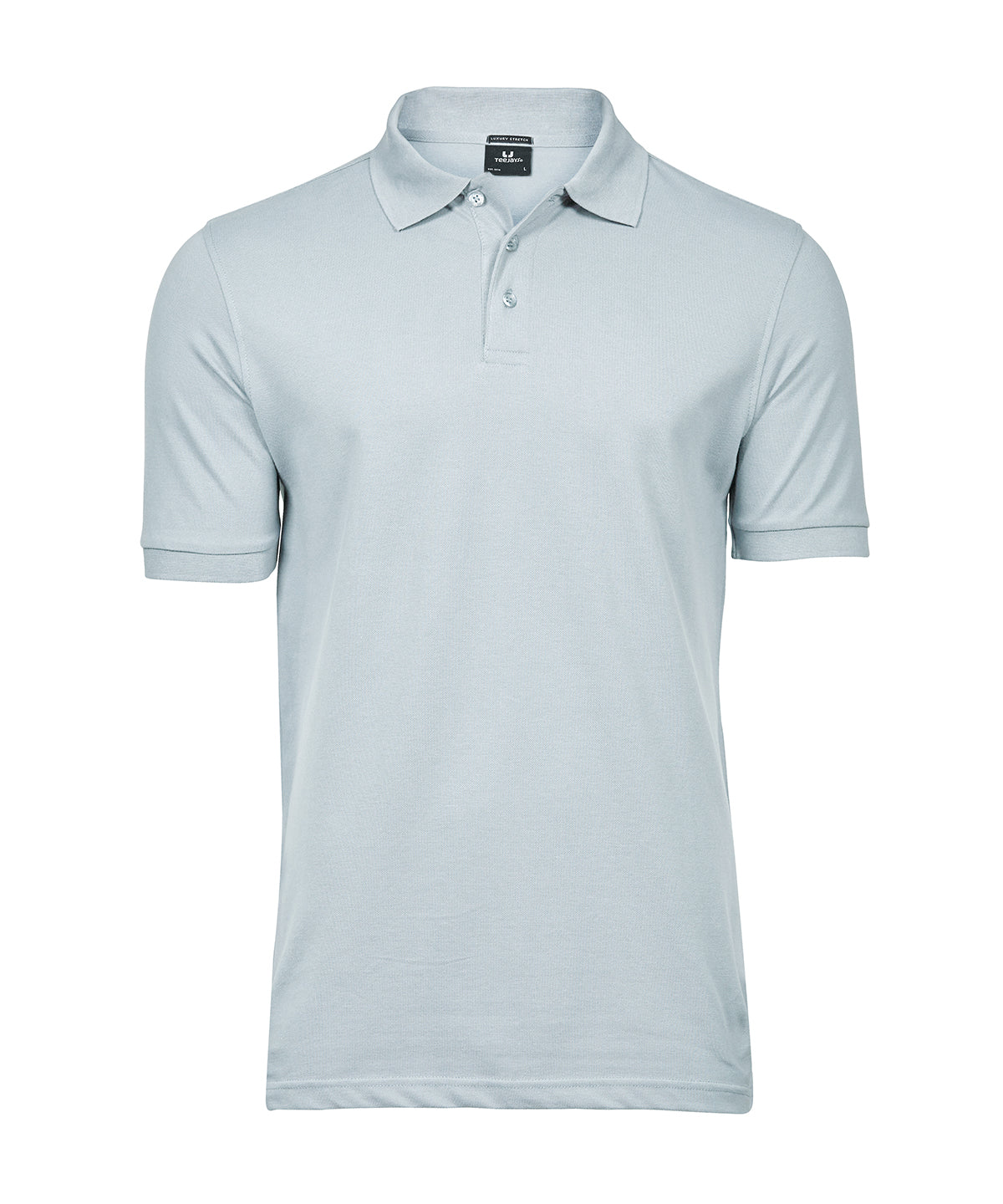 Luxury stretch polo (1405) - Ice Blue