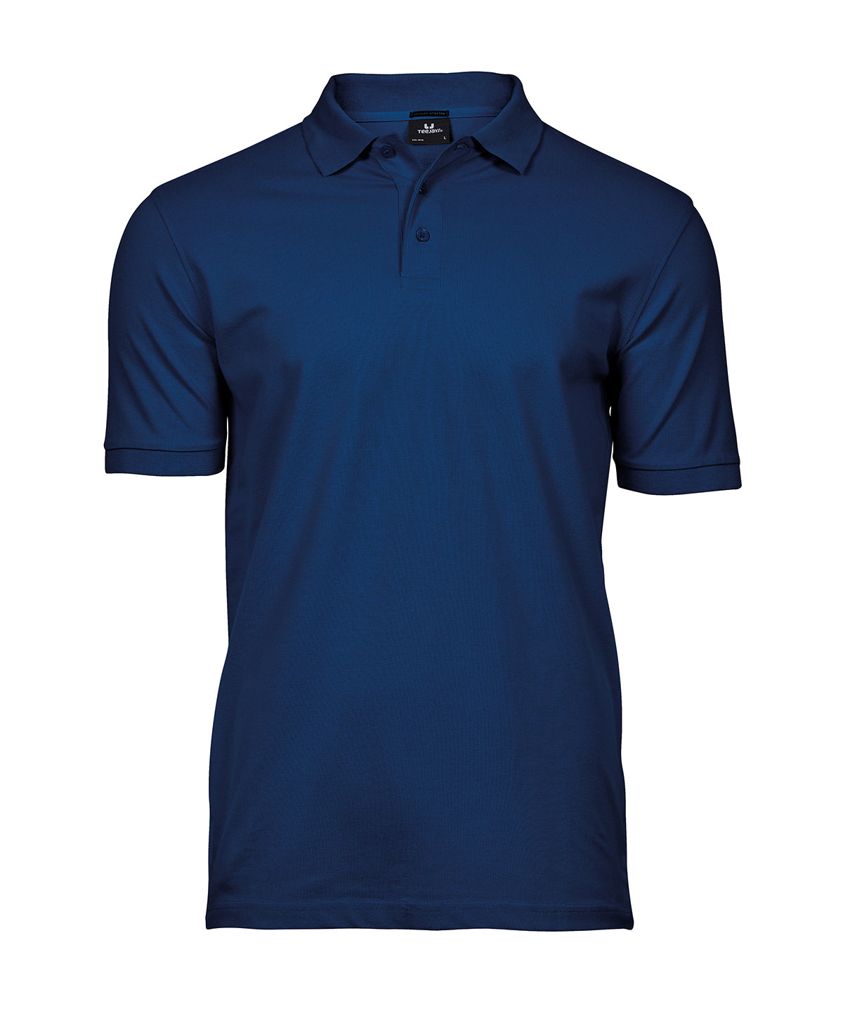 Luxury stretch polo (1405) - Indigo Blue