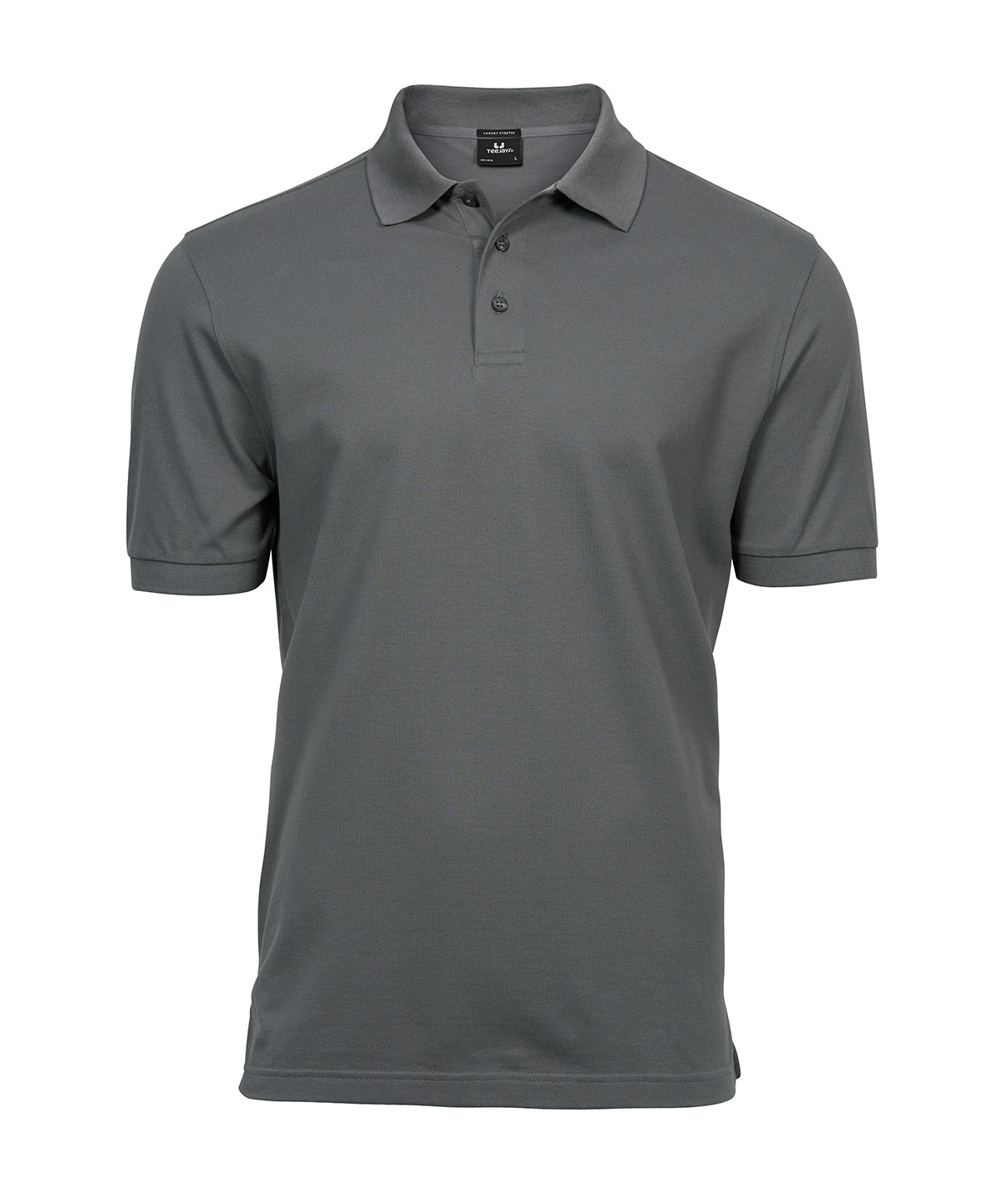 Luxury stretch polo (1405) - Powder Grey