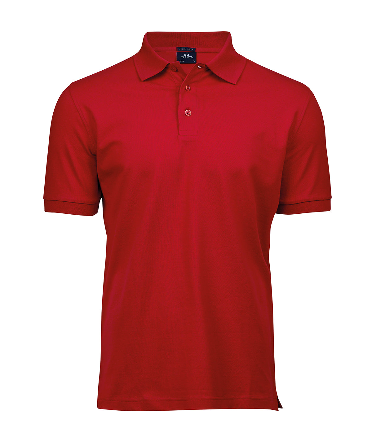Luxury stretch polo (1405) - Red