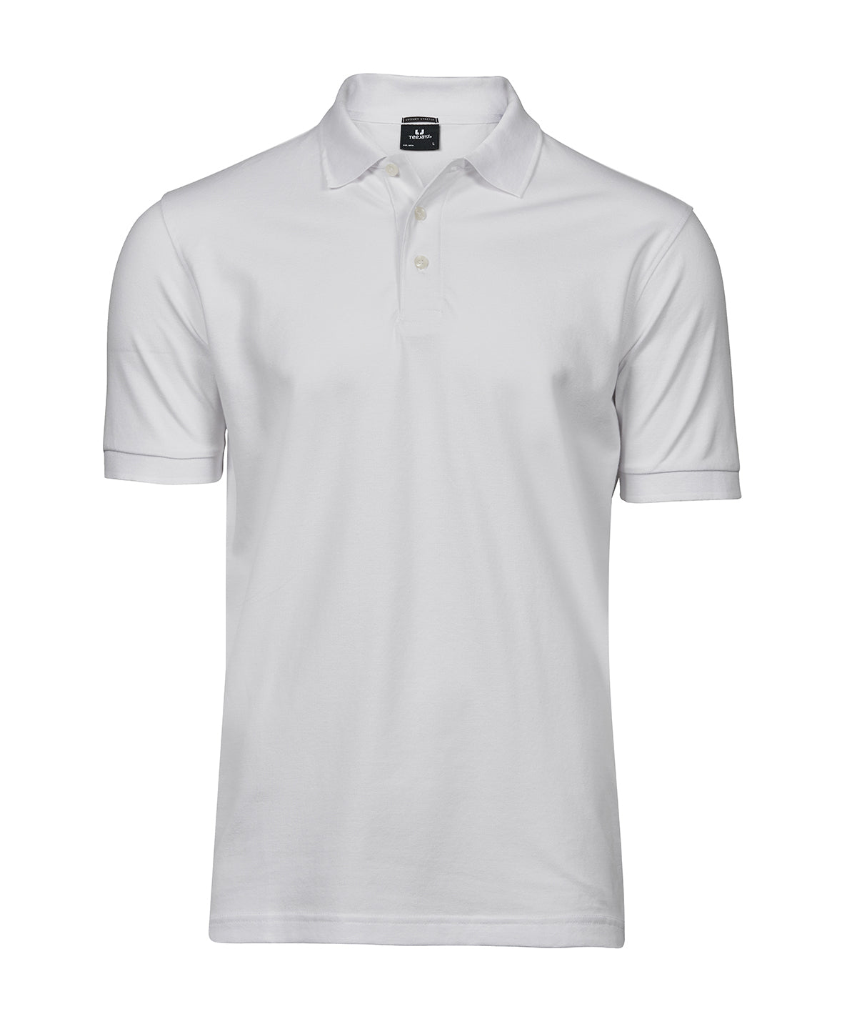 Luxury stretch polo (1405) - White*