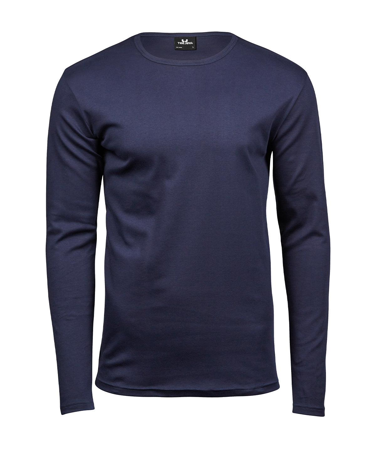 Long sleeve interlock tee (530) - Navy