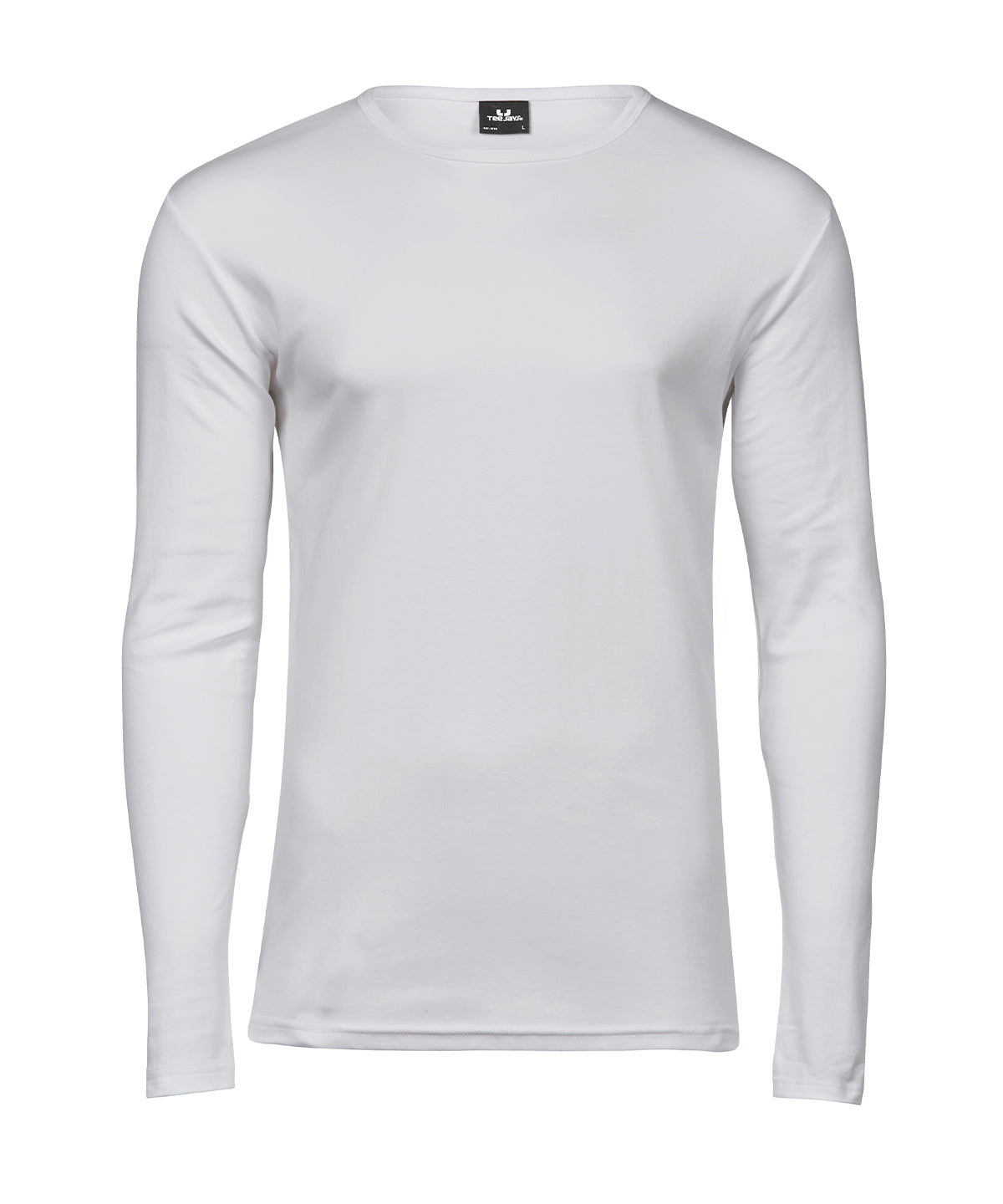 Long sleeve interlock tee (530) - White