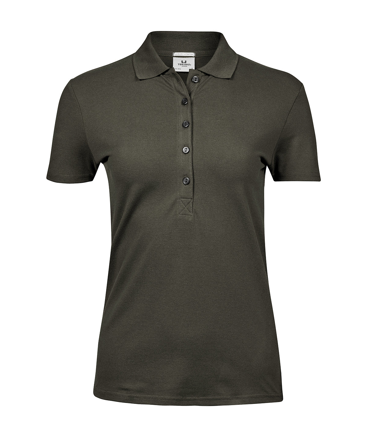 Women’s luxury stretch polo (145) - Deep Green