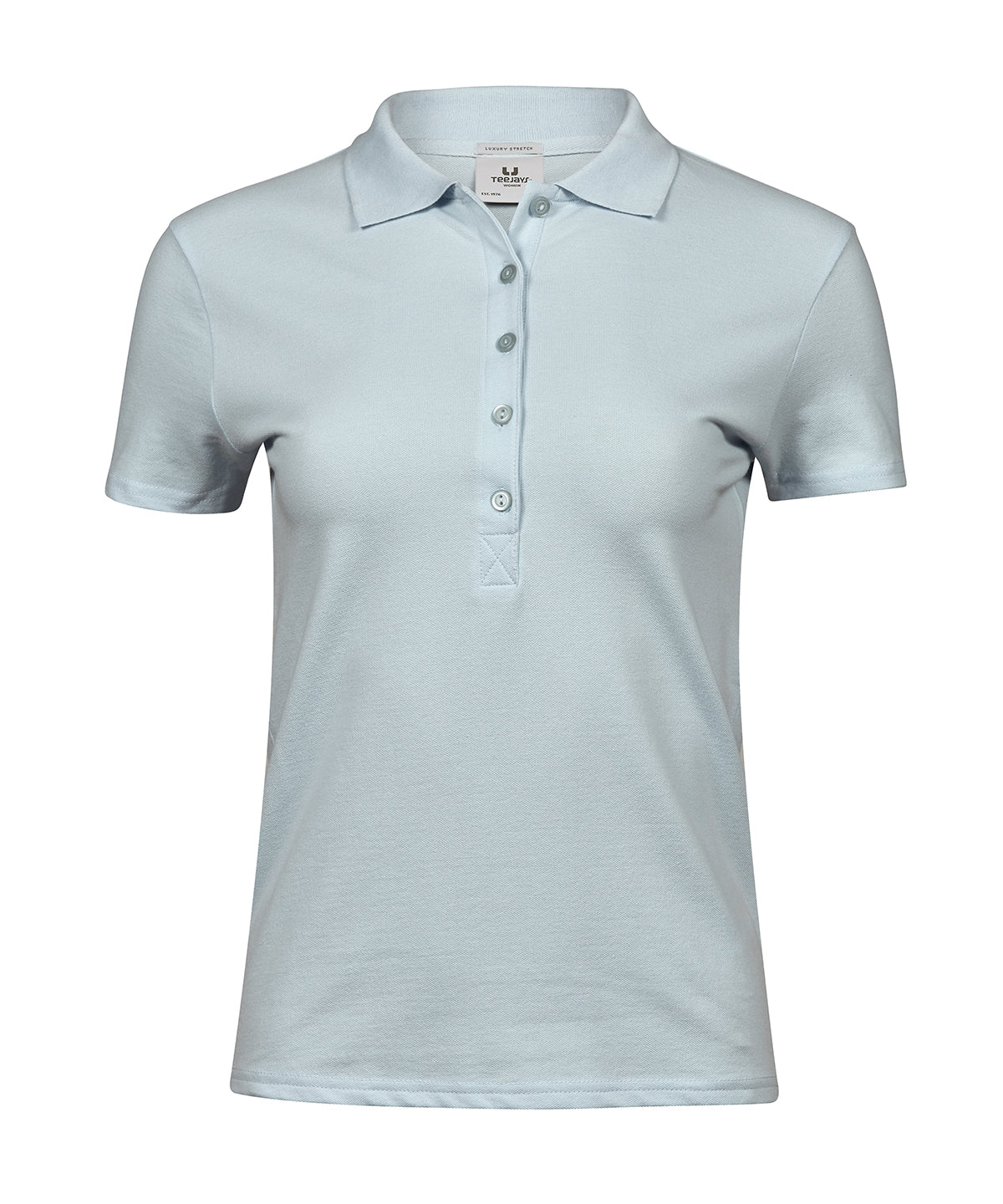 Women’s luxury stretch polo (145) - Ice Blue