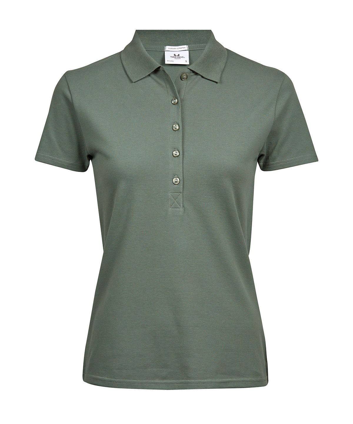 Women’s luxury stretch polo (145) - Leaf Green