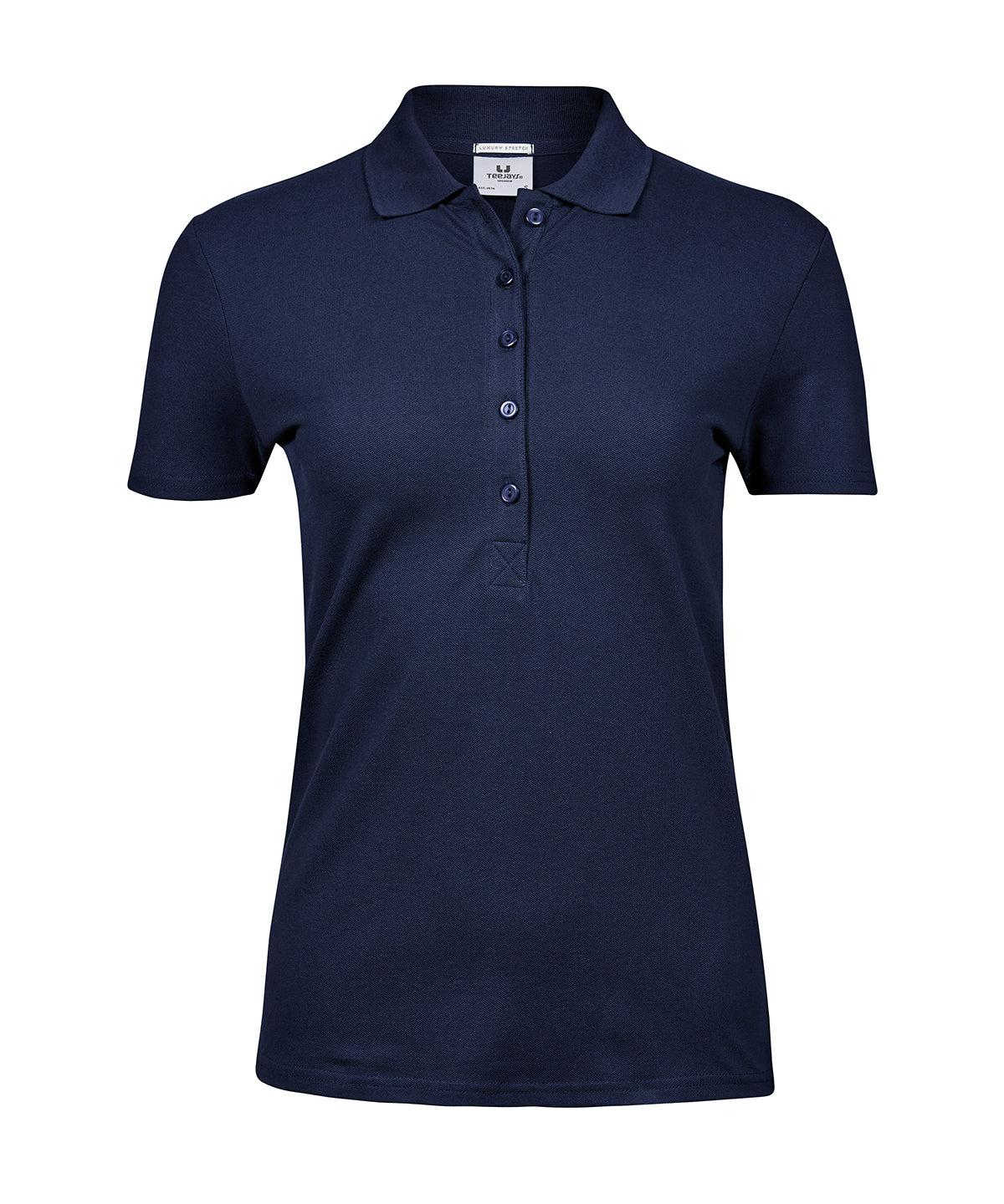 Women’s luxury stretch polo (145) - Navy