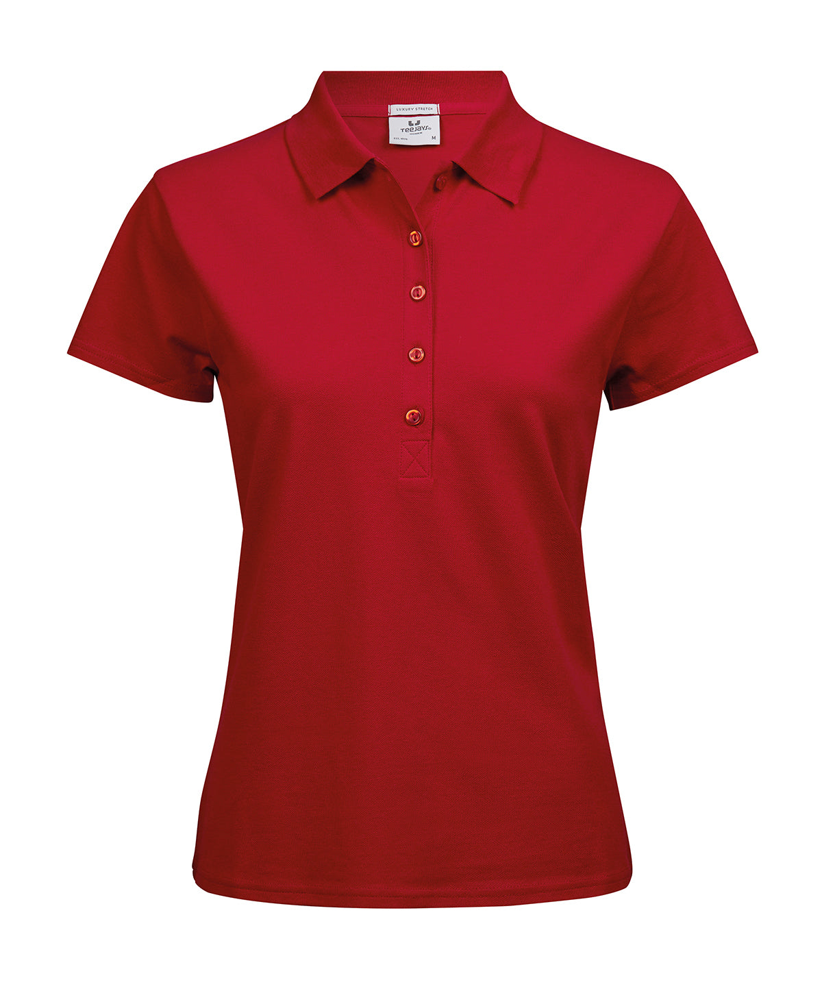 Women’s luxury stretch polo (145) - Red