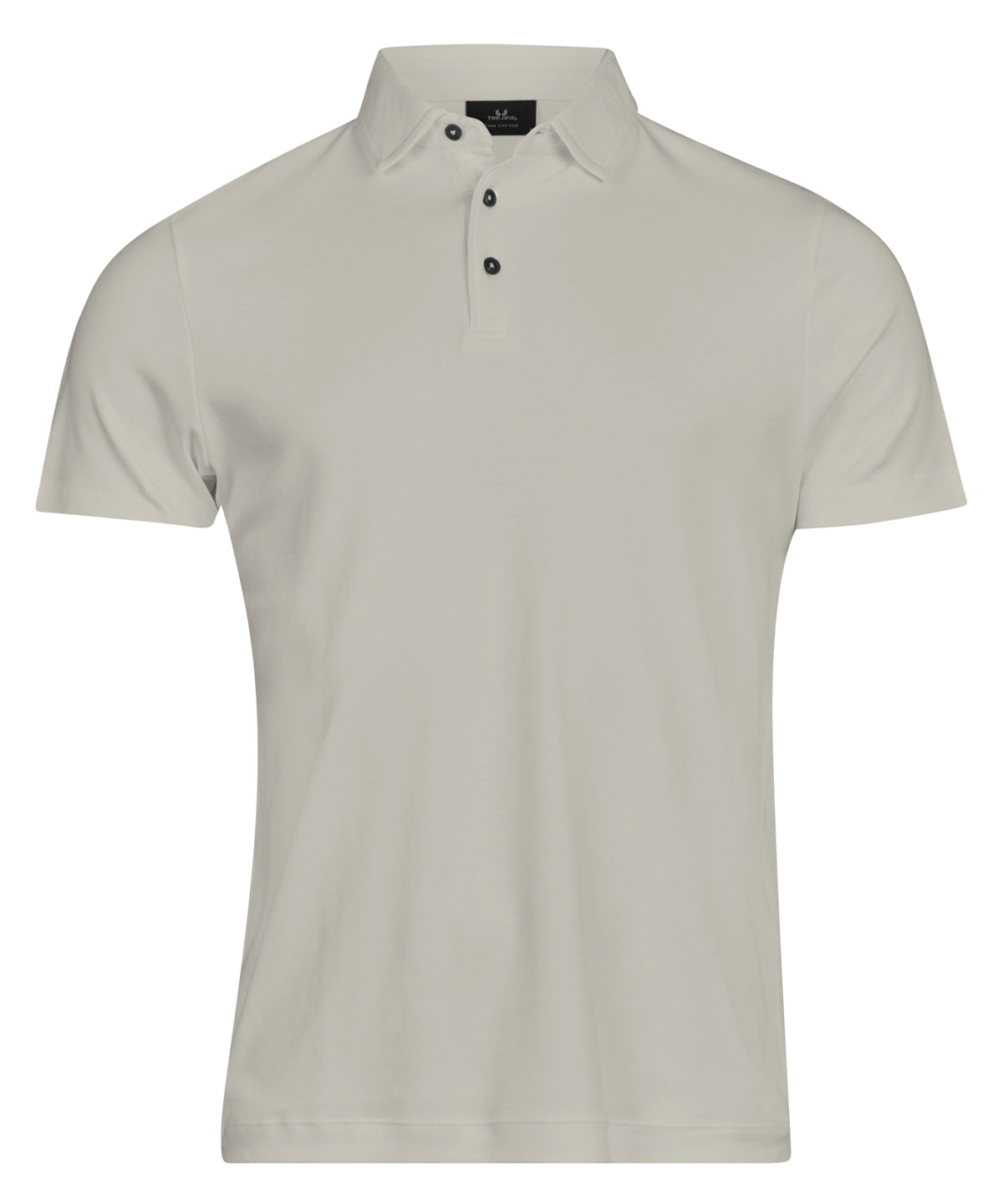 Pima cotton polo (1440) - Cement