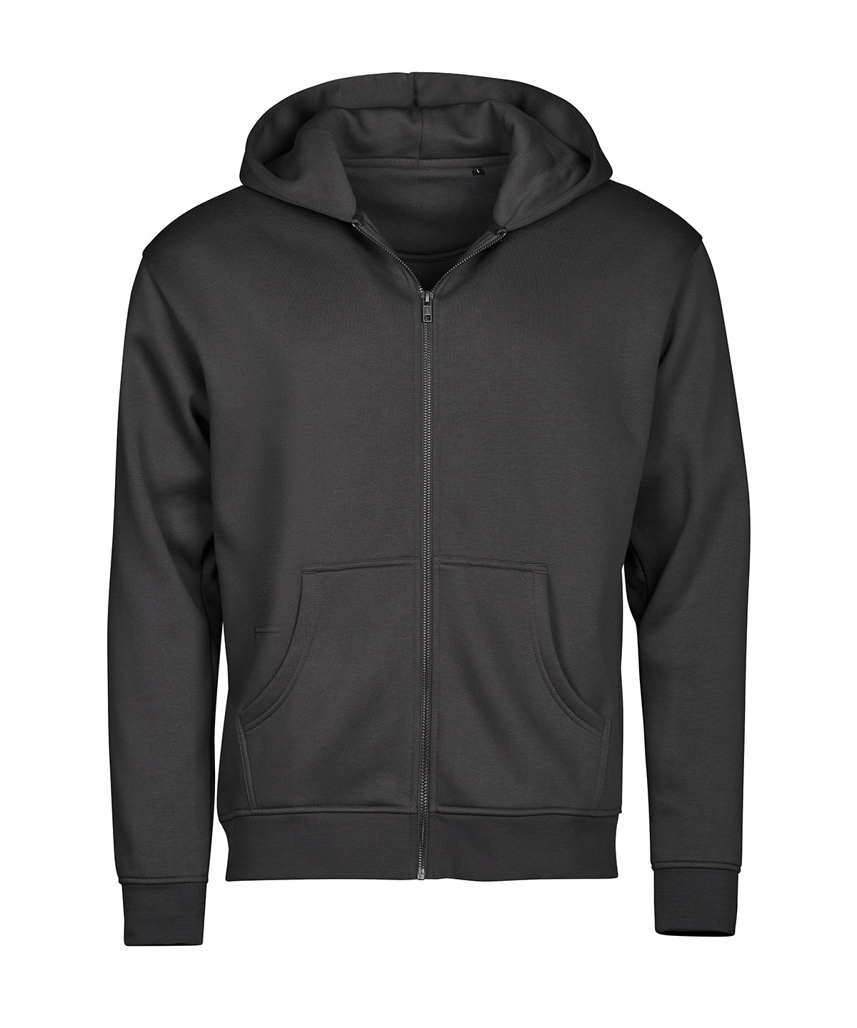 UNLABELED hooded full-zip sweatshirt (5154) - Black