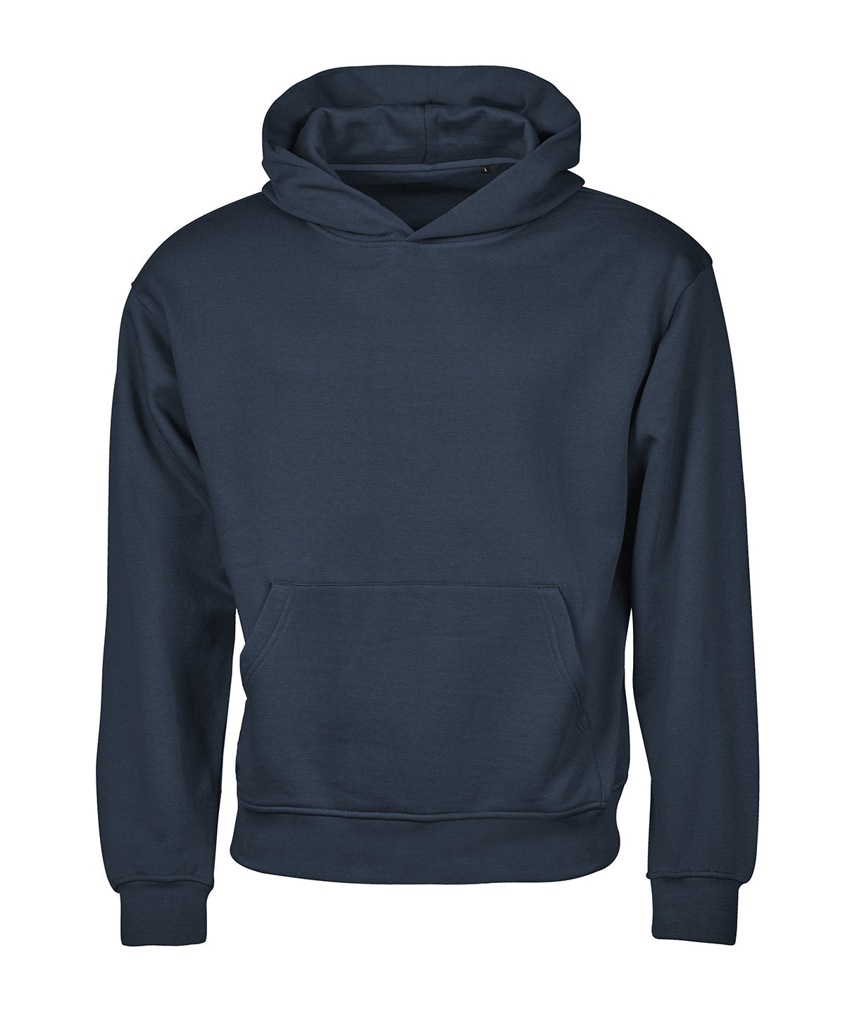 UNLABELED heavy loose-fit hooded sweatshirt (5162) - Ink