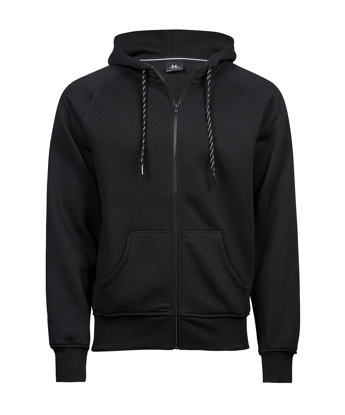 Fashion full-zip hoodie (5435) - Black