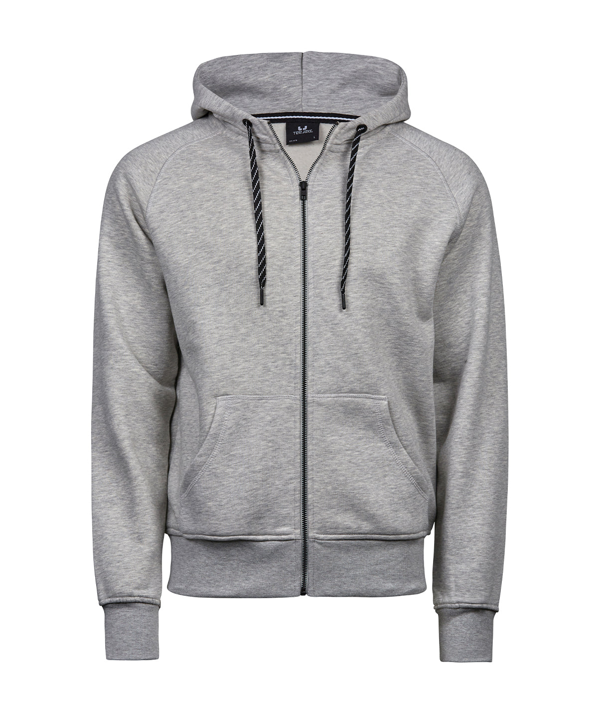 Fashion full-zip hoodie (5435) - Heather Grey