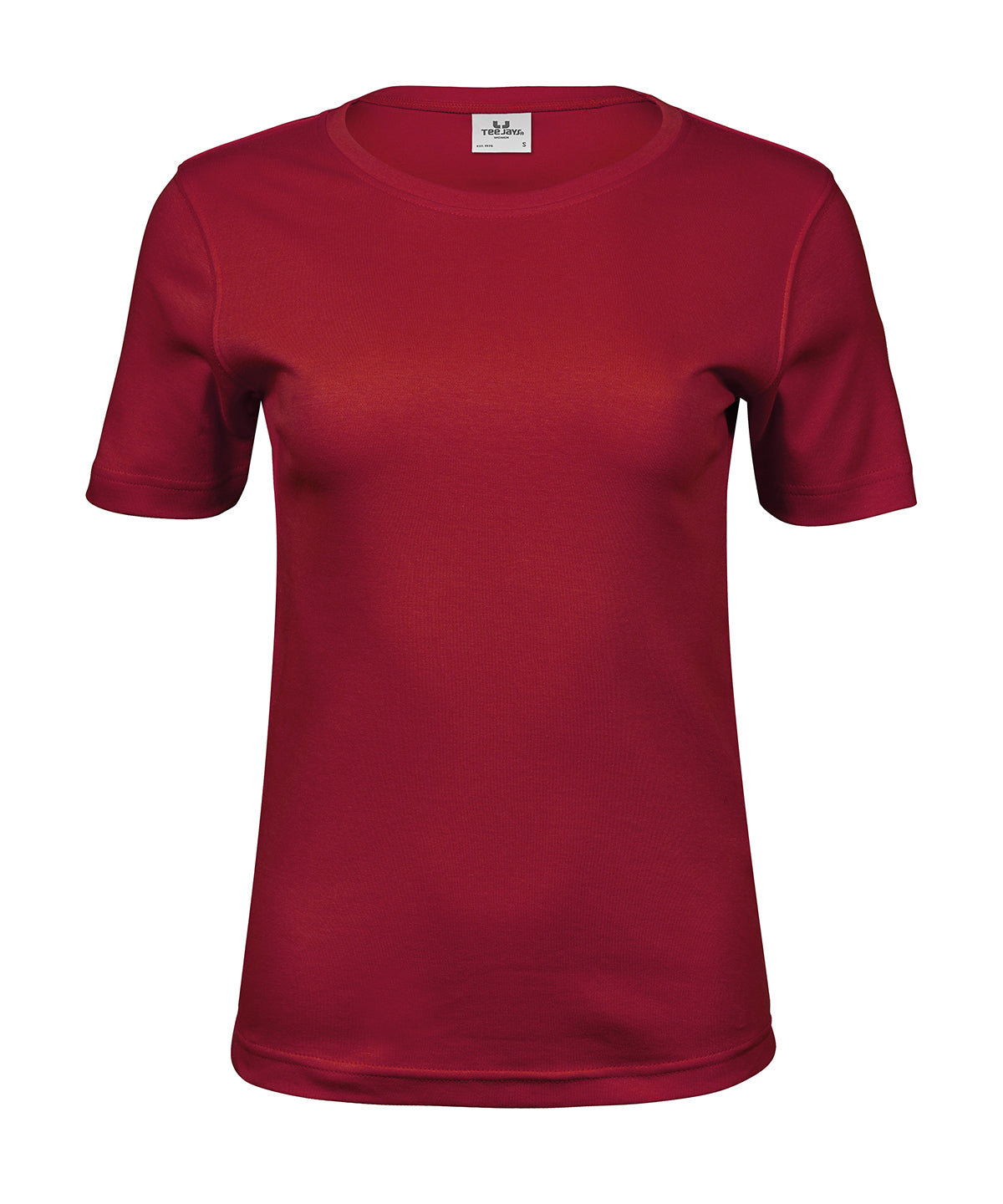 Women’s interlock tee (580) - Deep Red