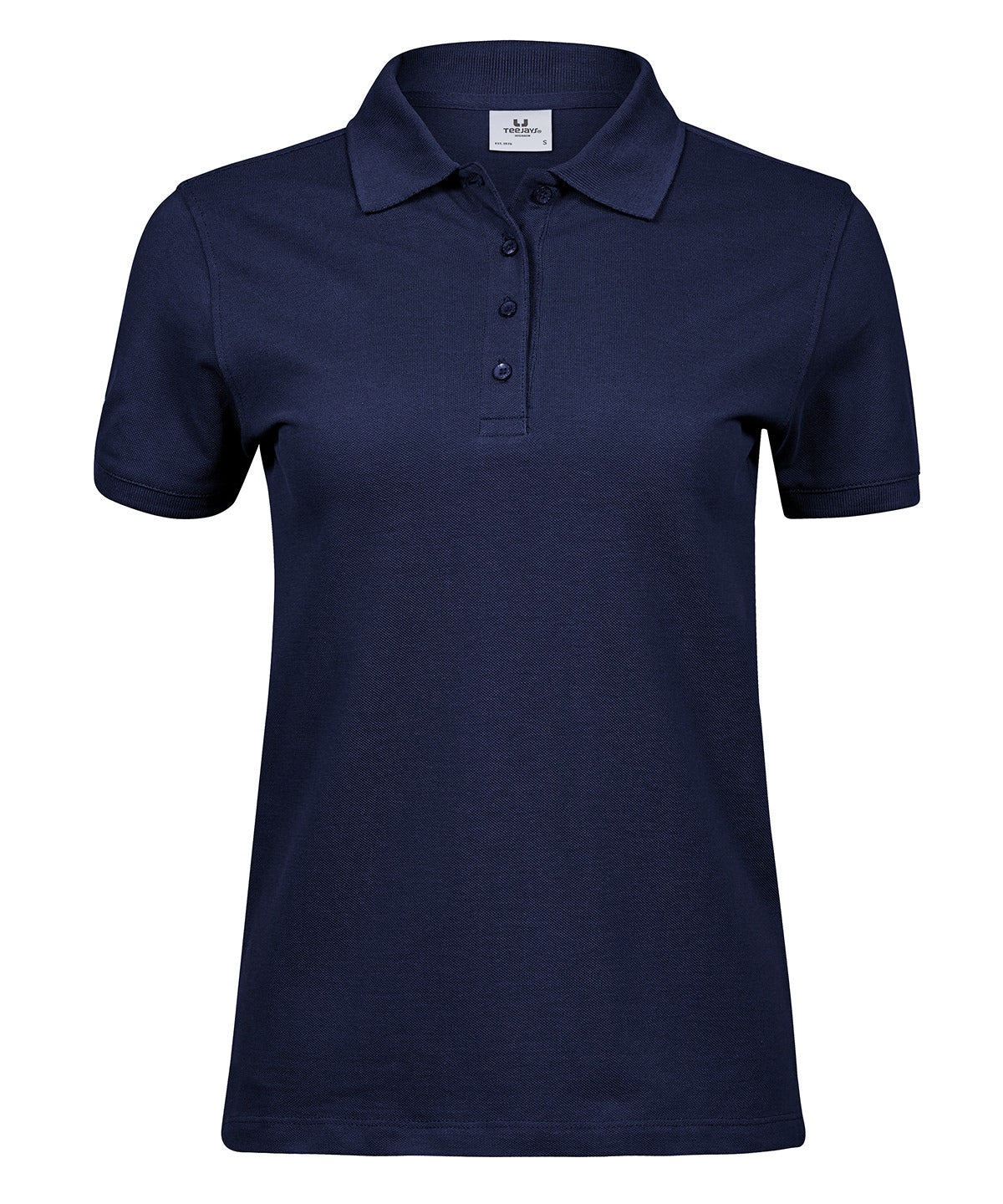 Women’s heavy polo (1401) - Navy