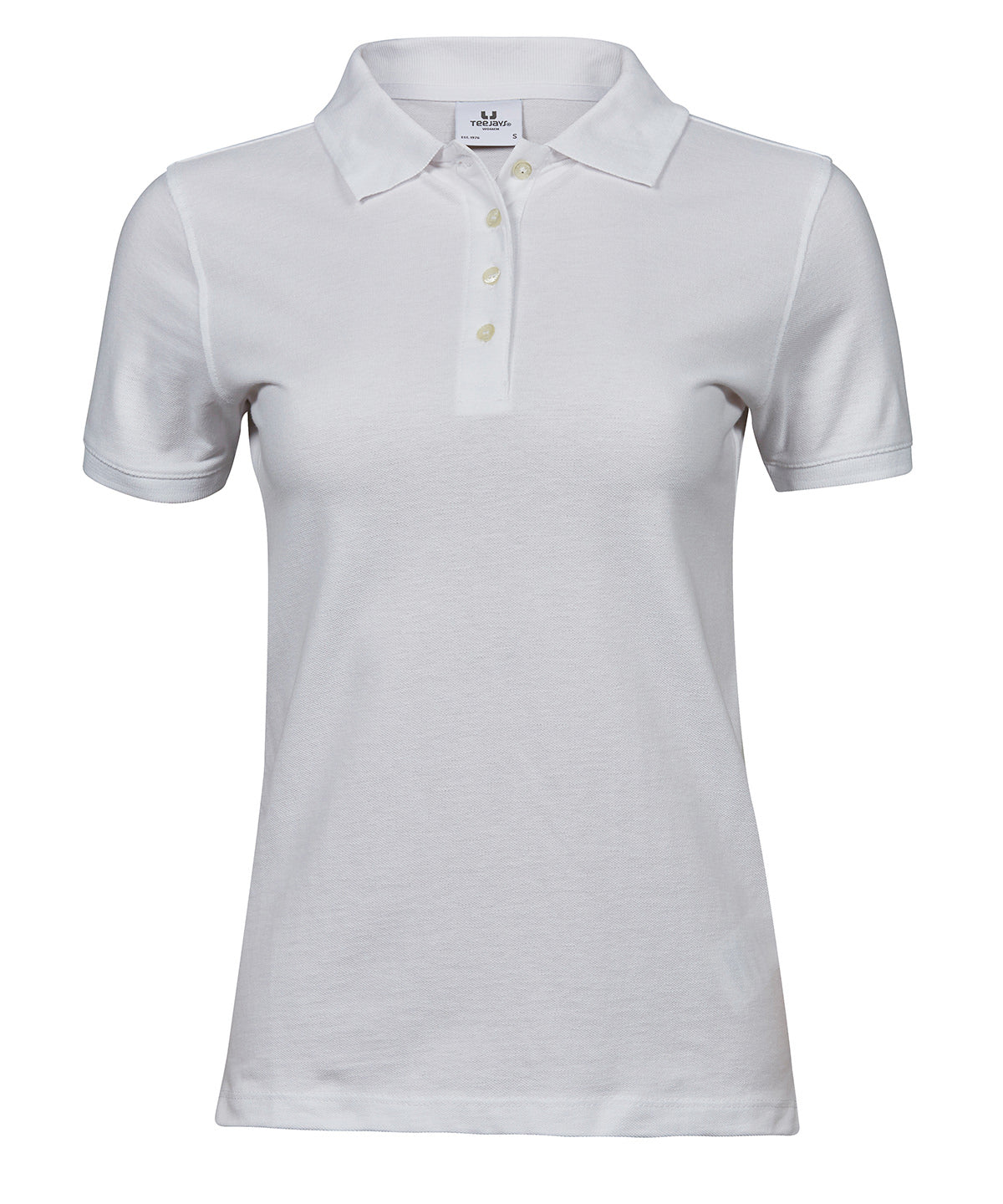 Women’s heavy polo (1401) - White