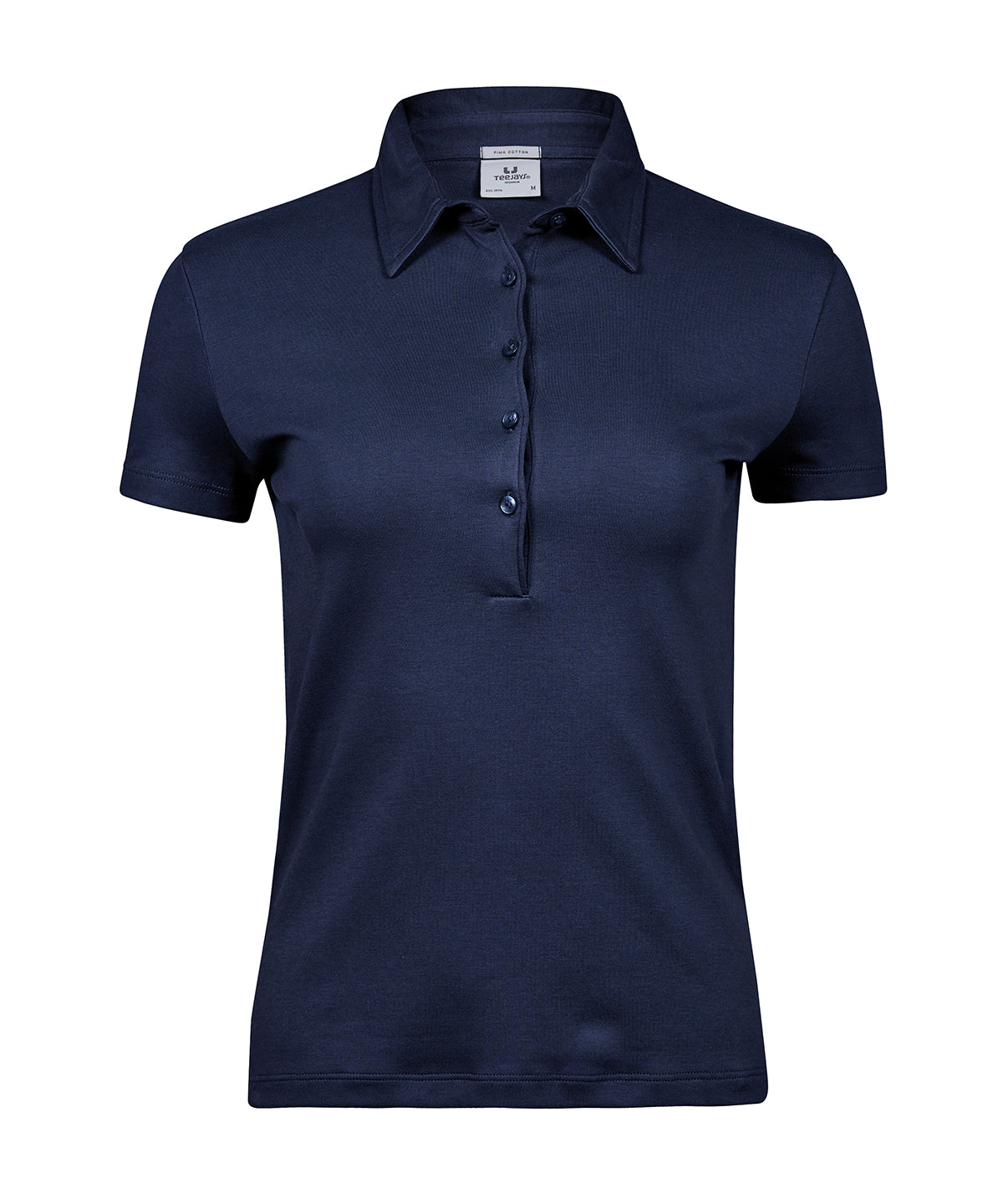 Women’s Pima cotton polo (1441) - Navy