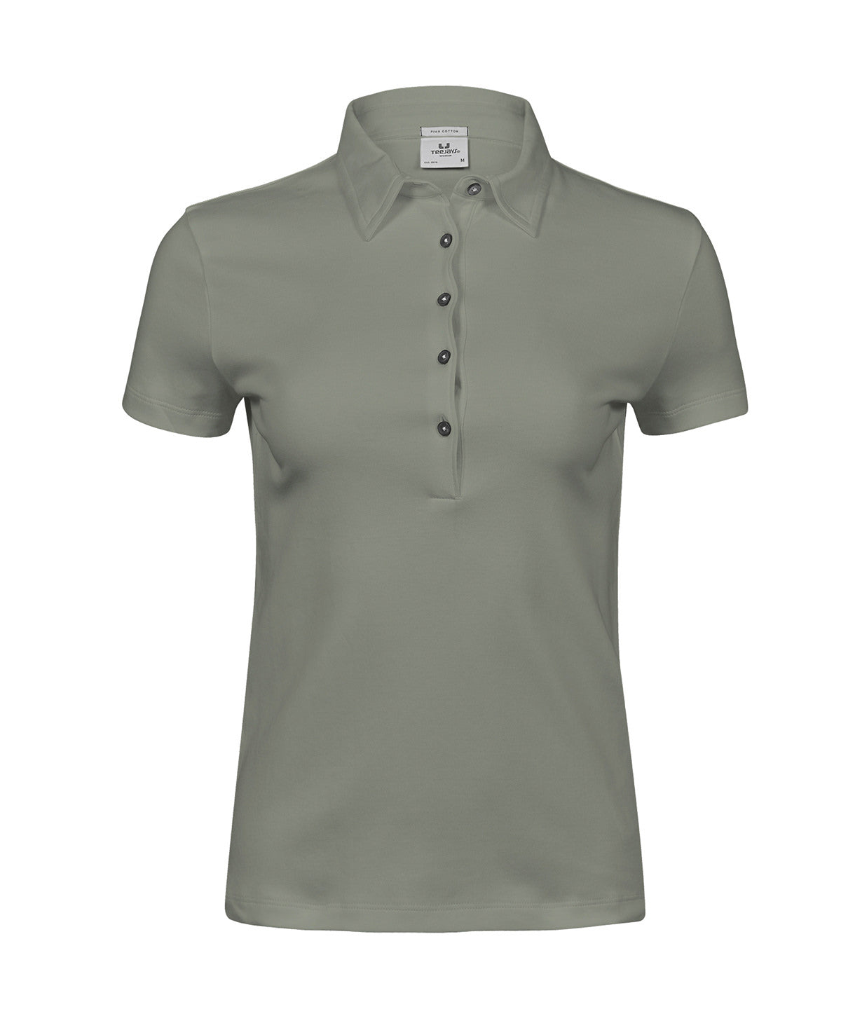 Women’s Pima cotton polo (1441) - Sage