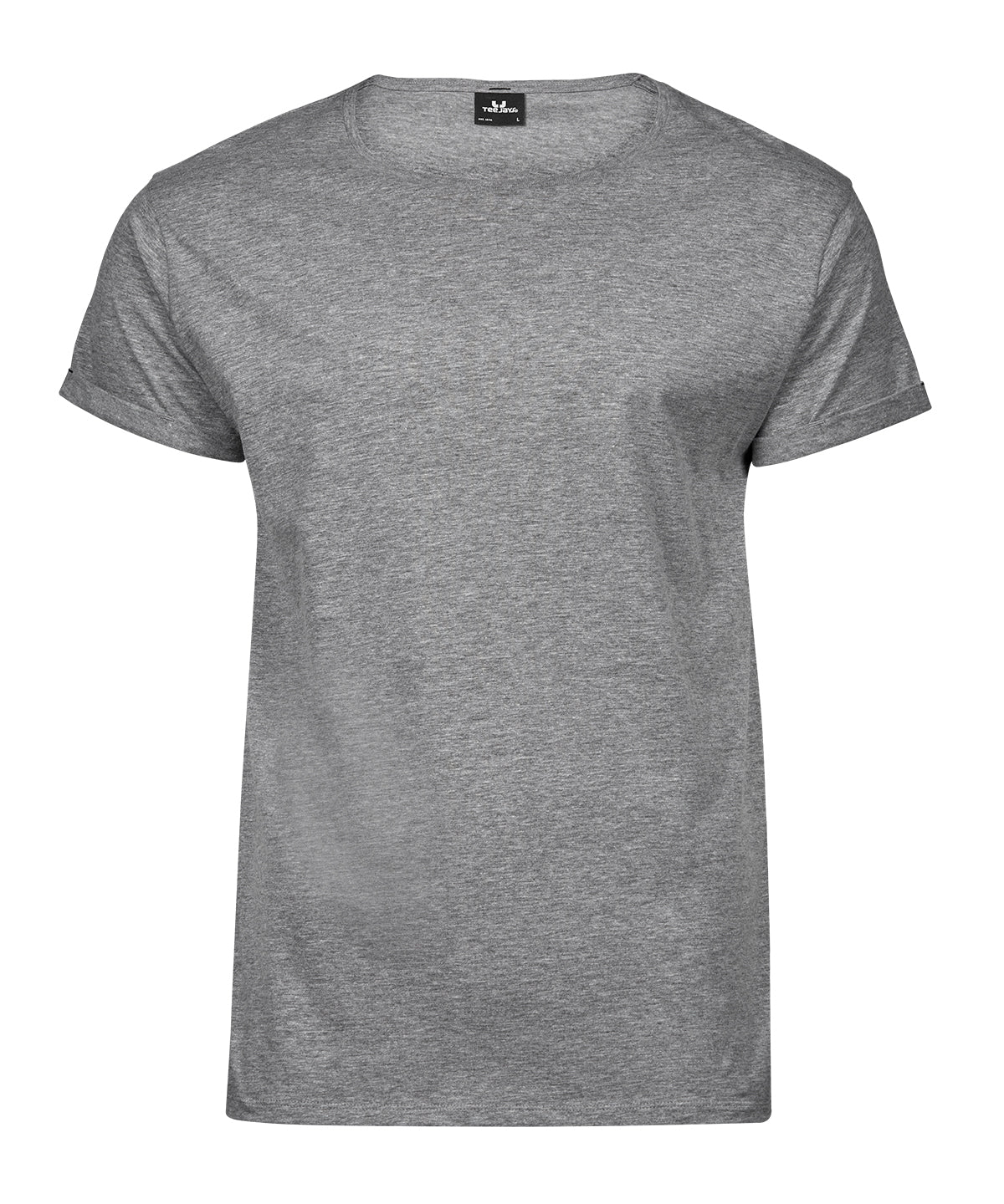 Roll-up tee (5062) - Heather Grey