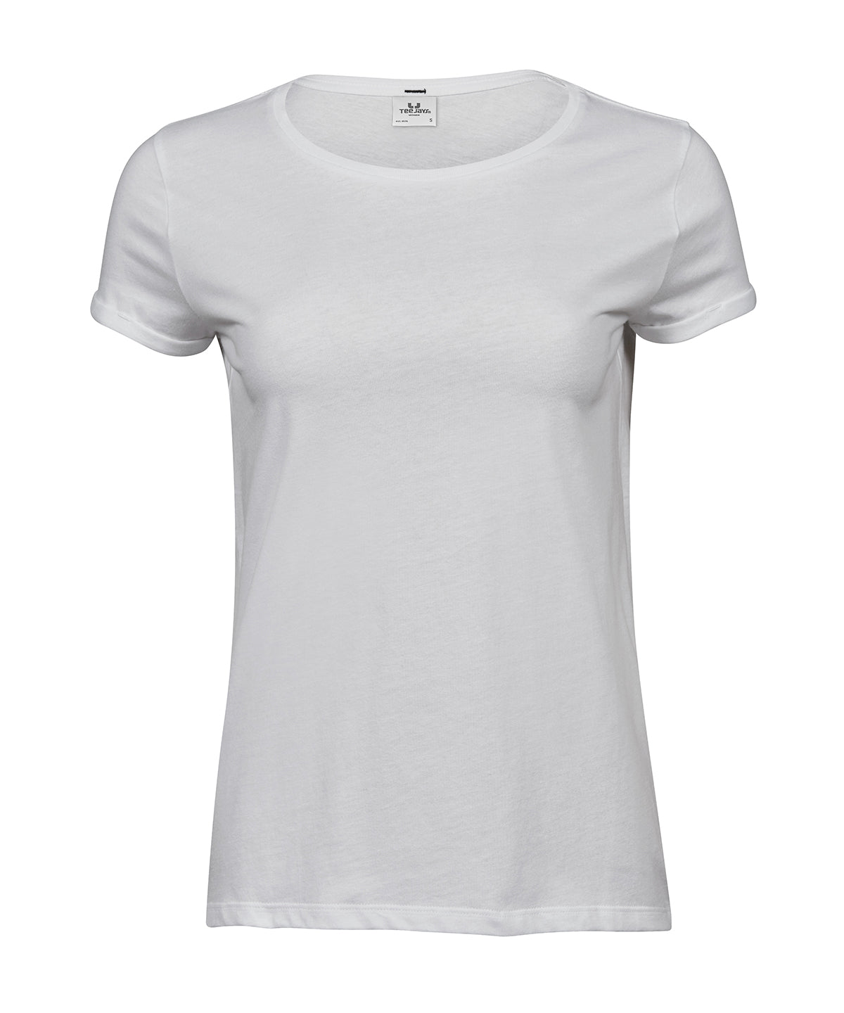 Women’s roll-up tee (5063) - White
