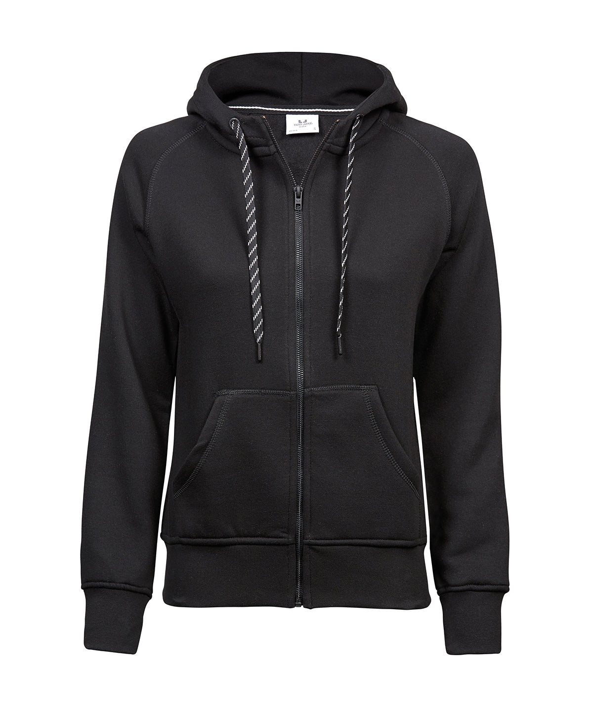 Women’s fashion full-zip hoodie (5436) - Black
