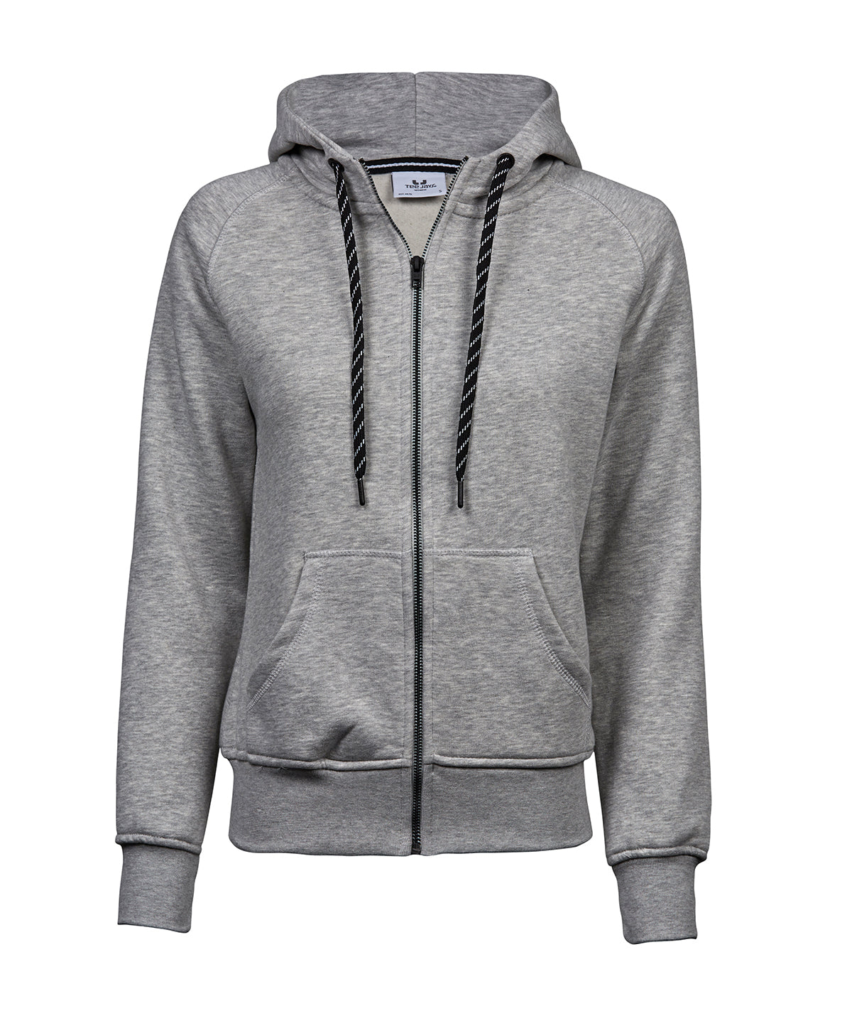 Women’s fashion full-zip hoodie (5436) - Heather Grey