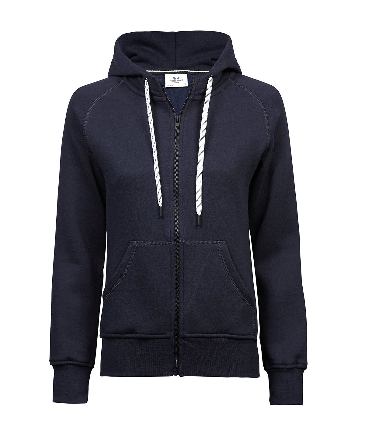 Women’s fashion full-zip hoodie (5436) - Navy