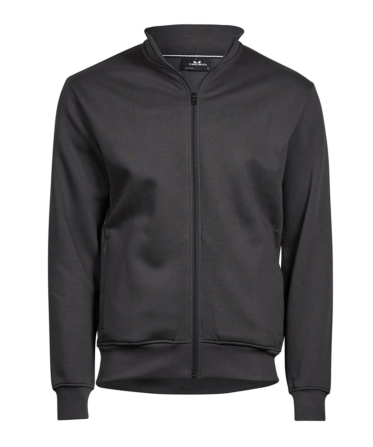 Full-zip sweat cardigan (5440) - Dark Grey