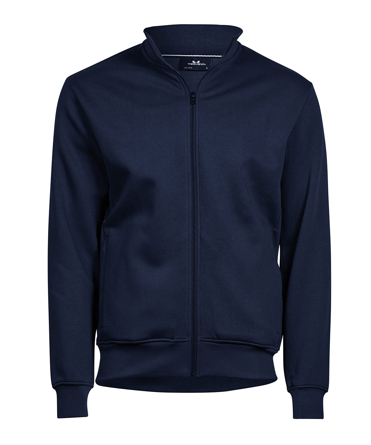 Full-zip sweat cardigan (5440) - Navy