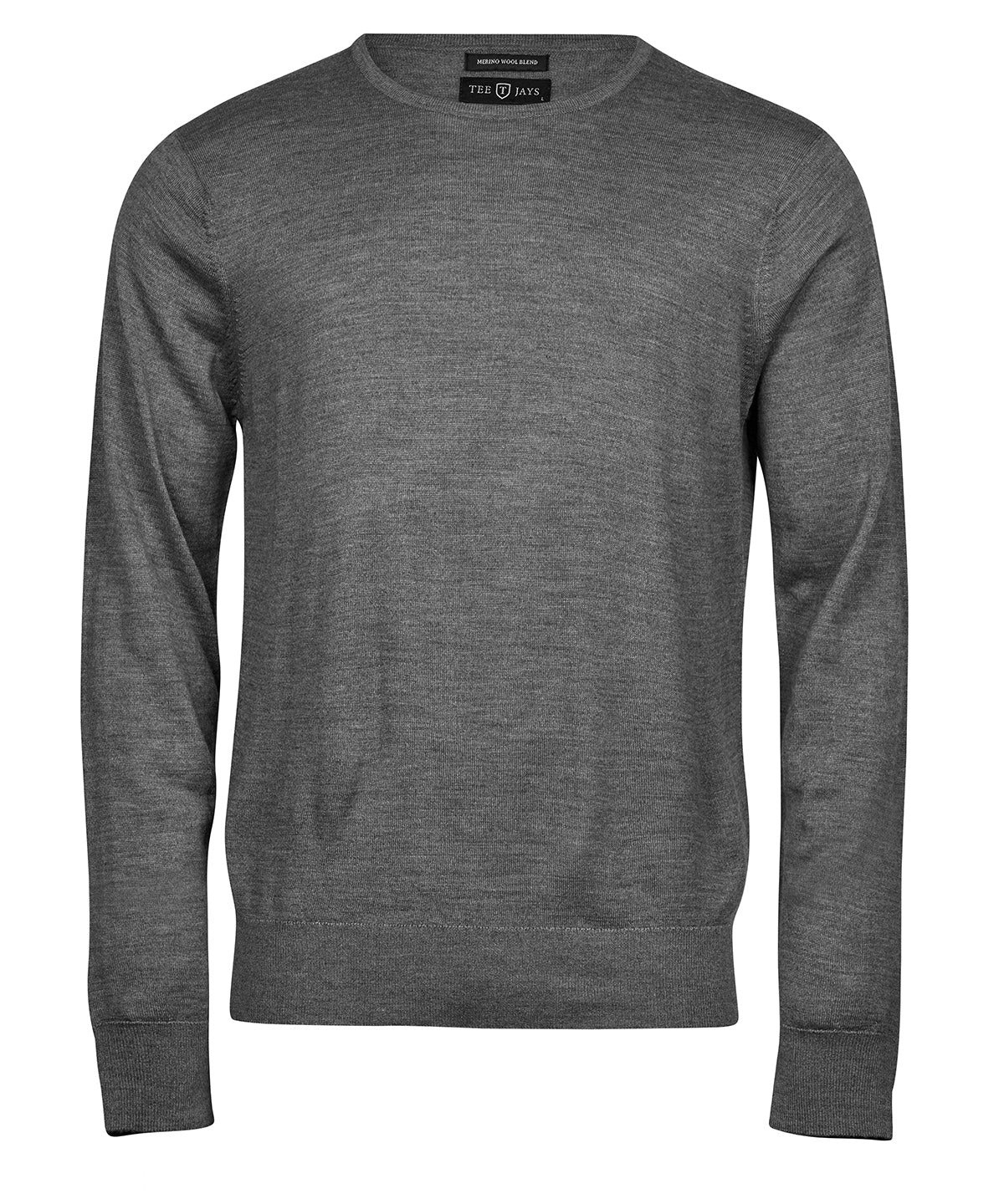 Crew neck (6000) - Grey Melange