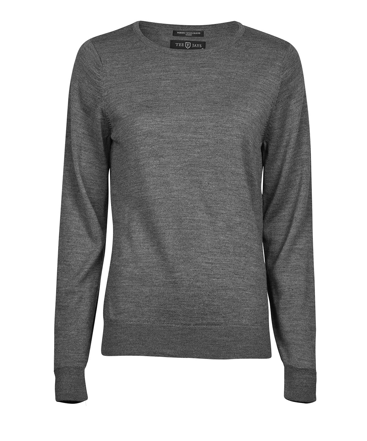 Women’s crew neck (6006) - Grey Melange