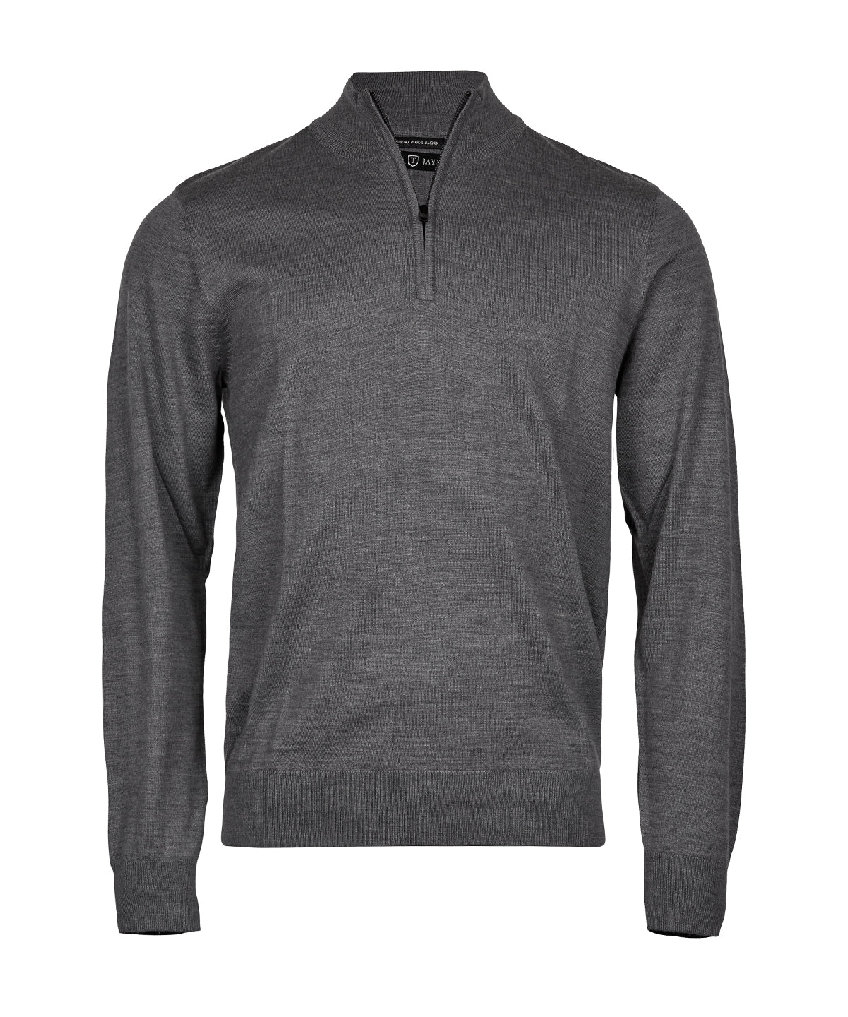 Half-zip (6010) - Grey Melange