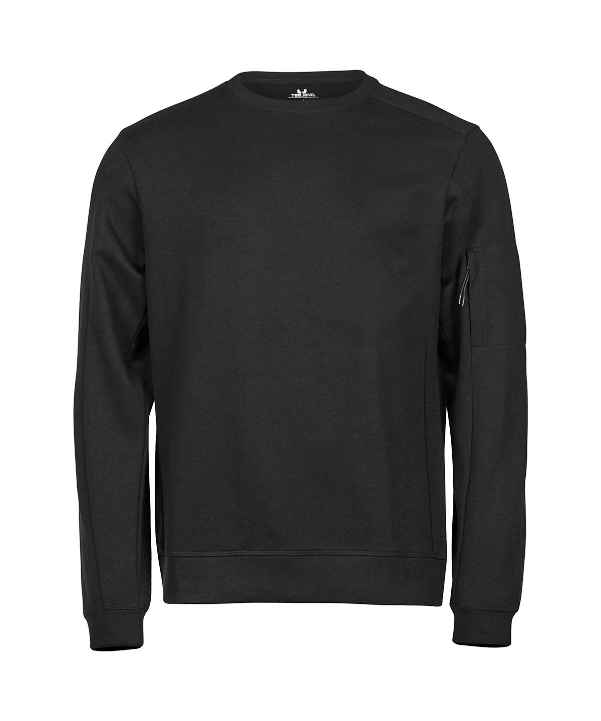 Athletic crew neck sweatshirt (5700) - Black